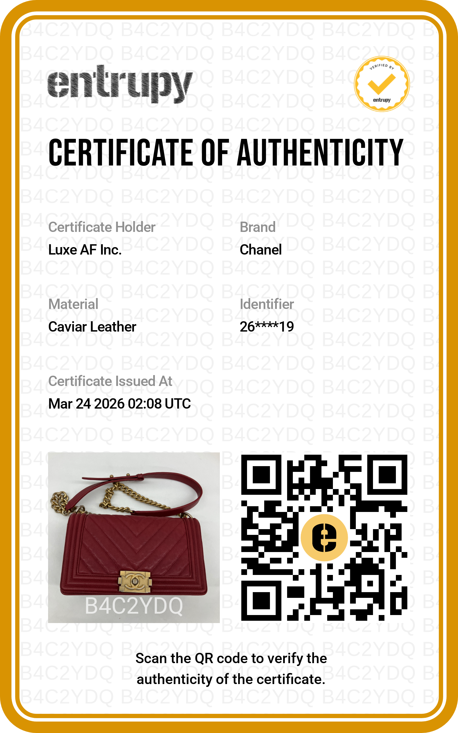 Chanel LeBoy Red Quilted Leather Medium Size Flap Bag With Gold Buckle(26***19) CC1631