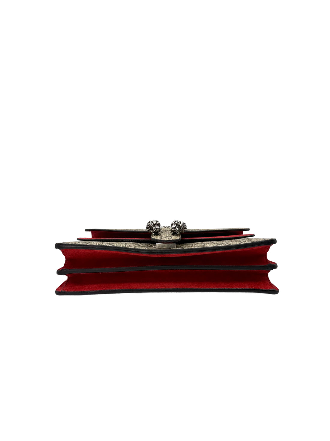 Gucci Dionysus GG Supreme Canvas Shoulder Bag With Red Trim GG802