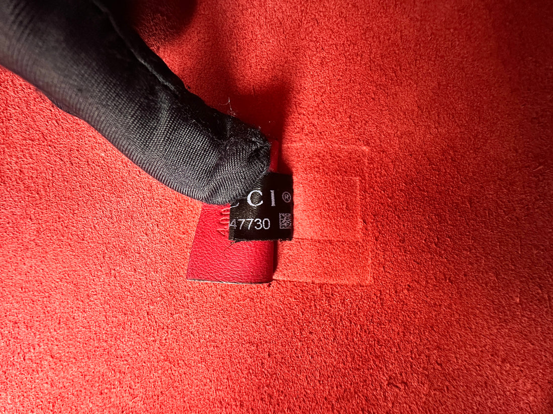 Gucci Dionysus GG Supreme Canvas Shoulder Bag With Red Trim GG802
