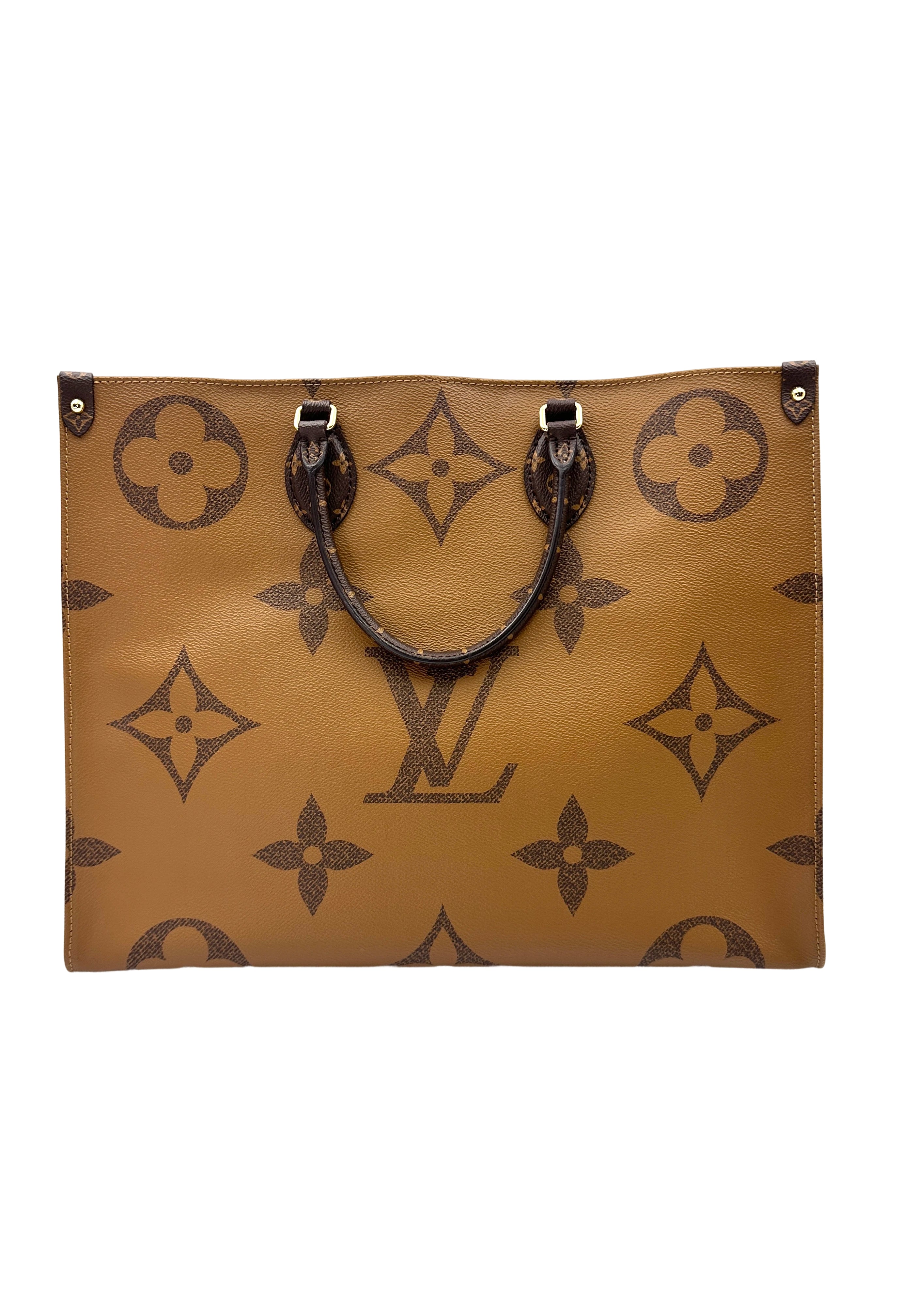Louis Vuitton OnTheGo Brown Monogram Tote Handle Bag LV2302