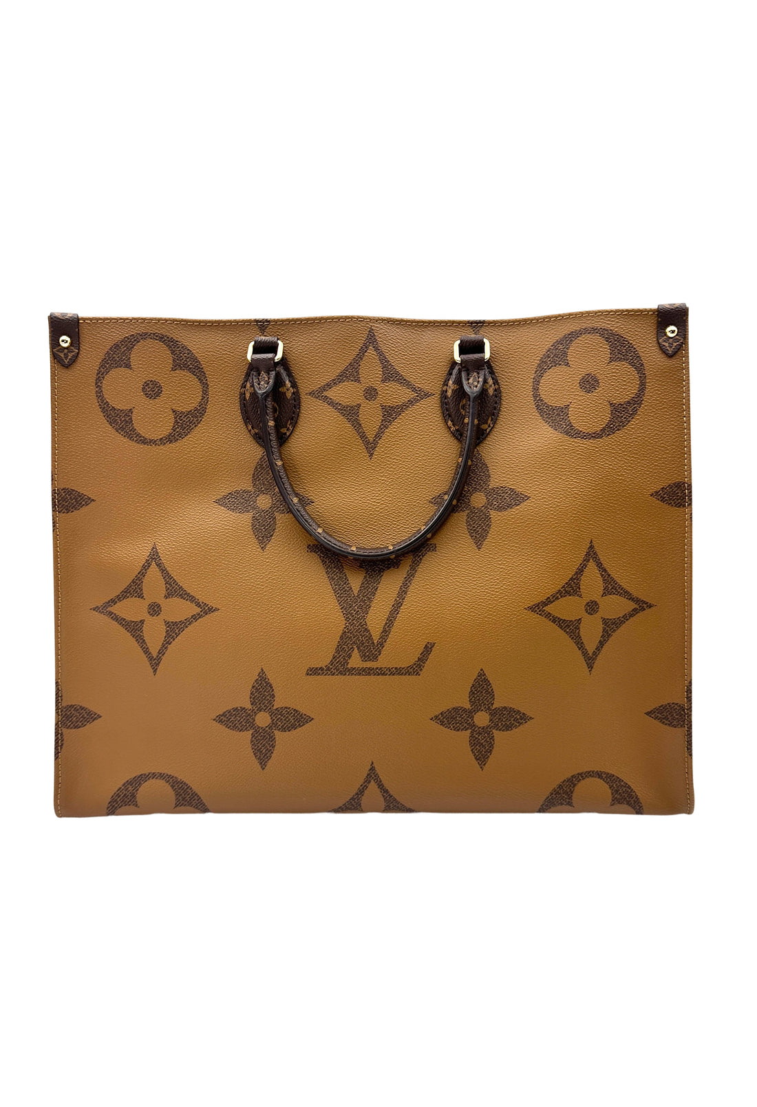 Louis Vuitton OnTheGo Brown Monogram Tote Handle Bag LV2302