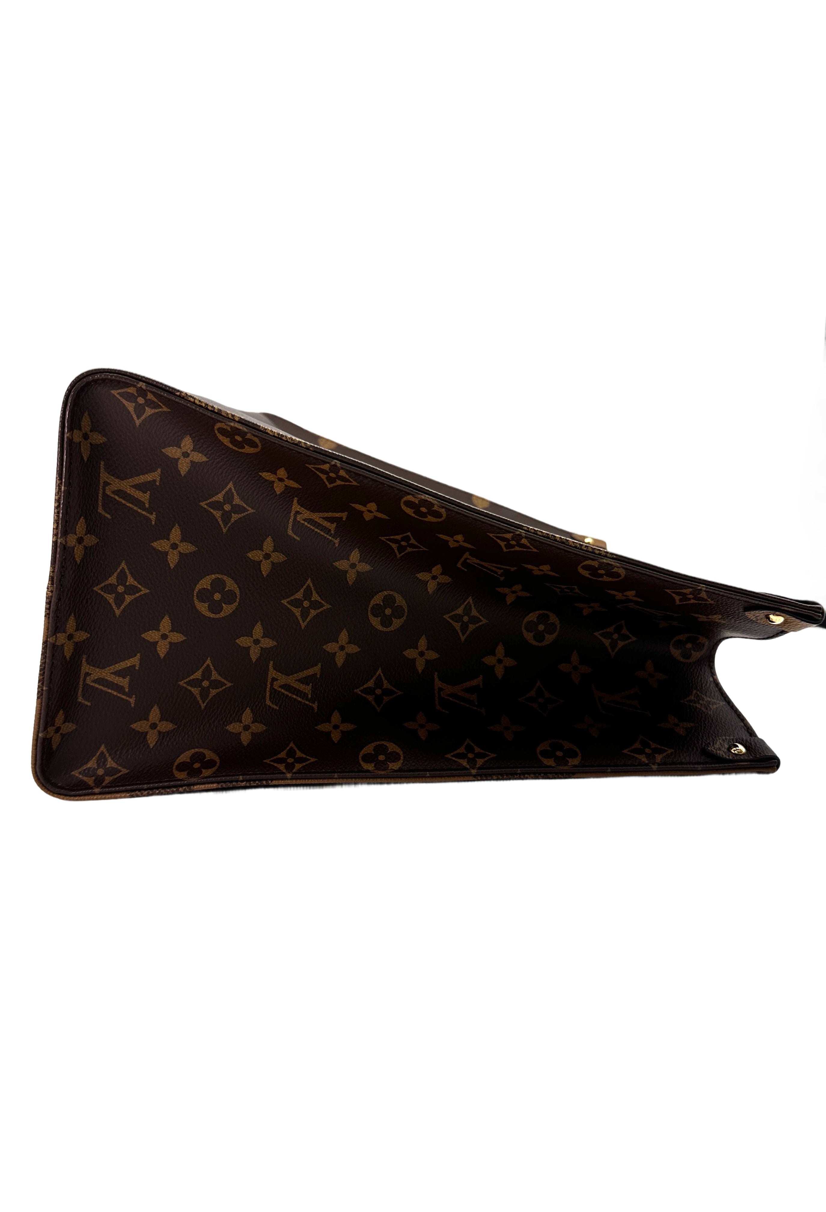 Louis Vuitton OnTheGo Brown Monogram Tote Handle Bag LV2302