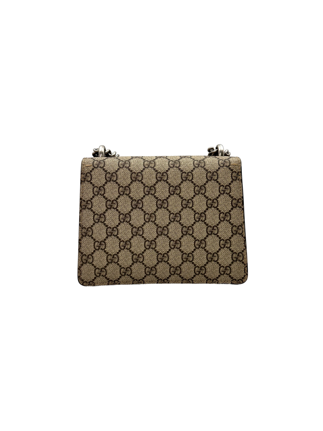 Gucci Dionysus GG Supreme Canvas Shoulder Bag With Red Trim GG801