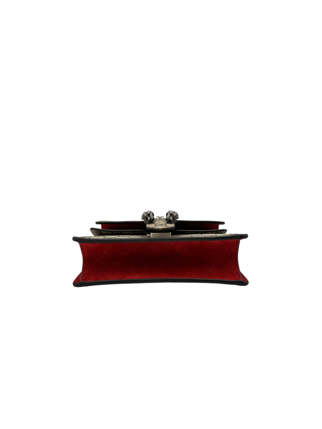 Gucci Dionysus GG Supreme Canvas Shoulder Bag With Red Trim GG801