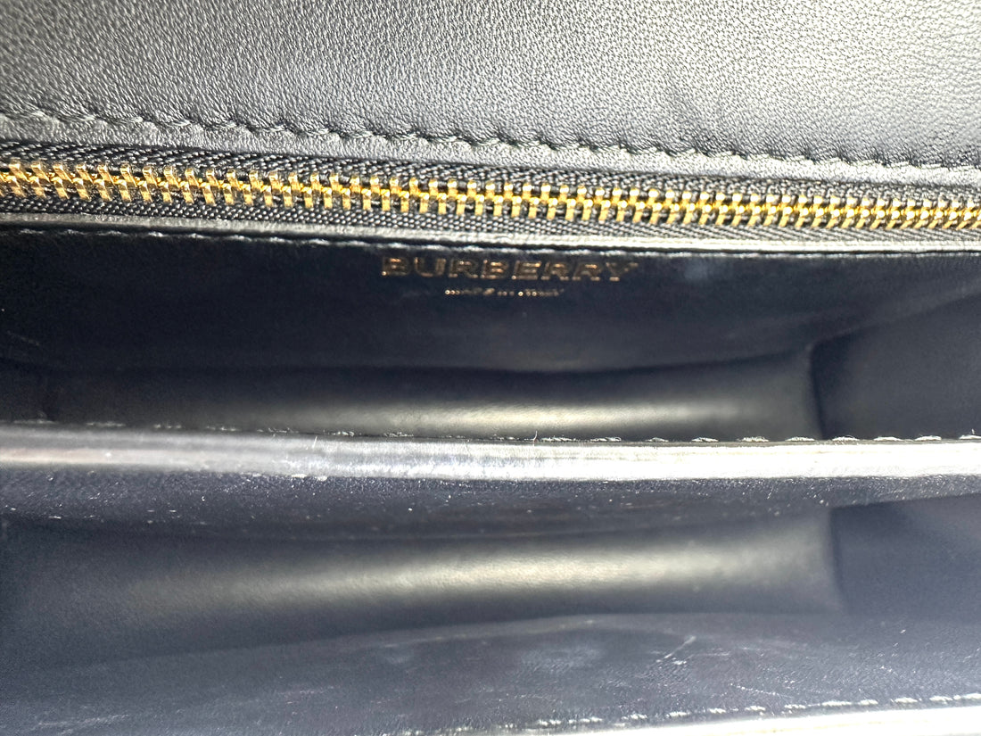 Burberry Bridle Brown Monogram Stripe E-canvas TB Bag BR45