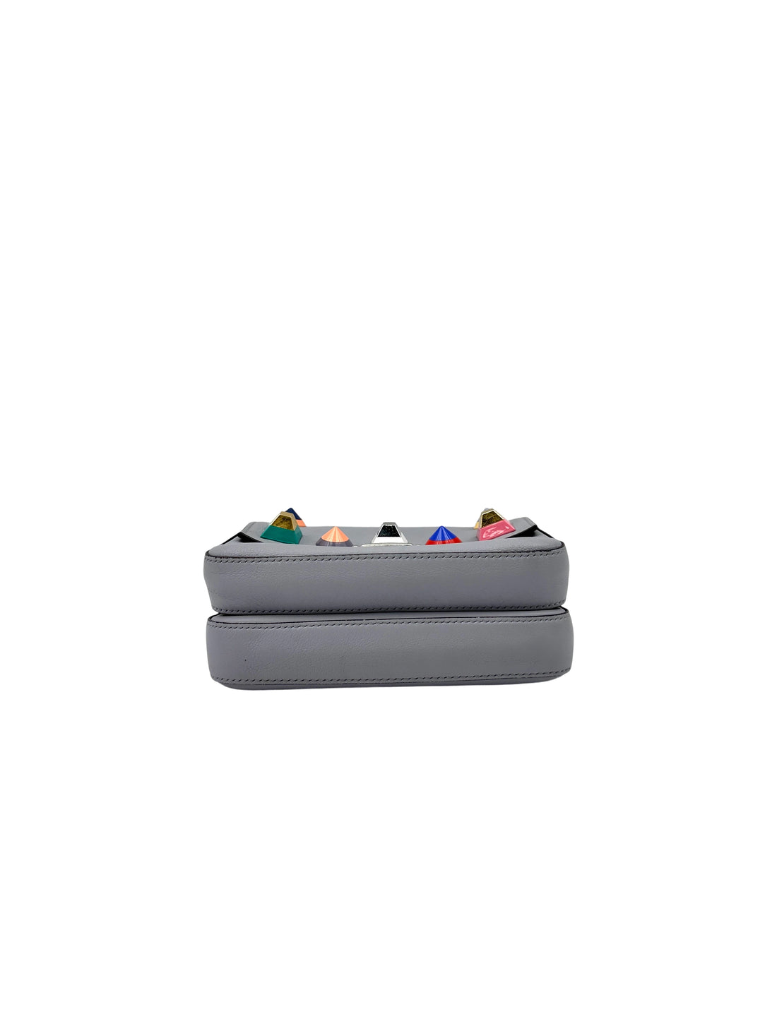 Fendi Rainbow Studs Leather Wallet On Chain FF87