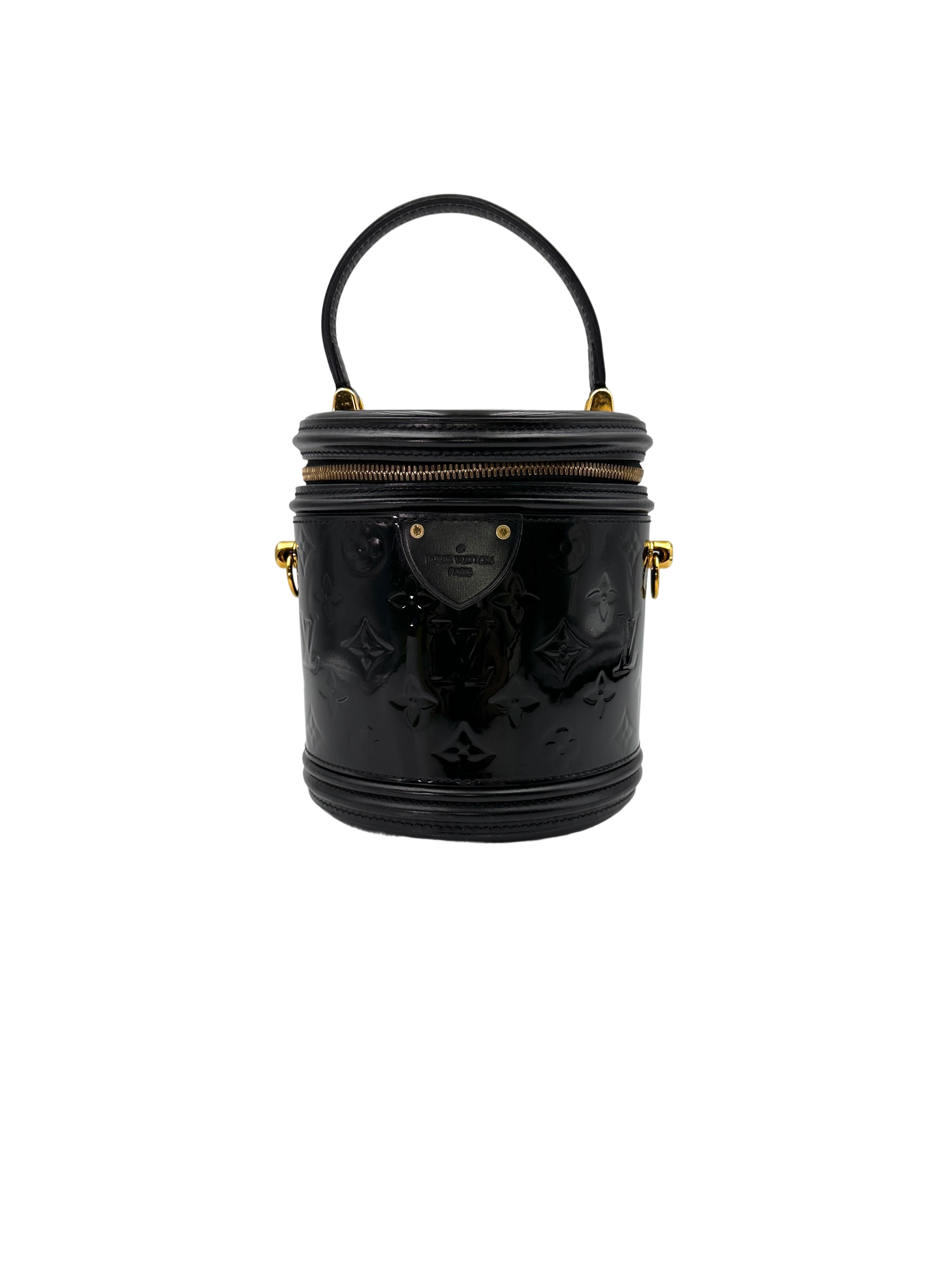 Louis Vuitton Black Magnetique Monogram Vernis Cannes Bag LV2301