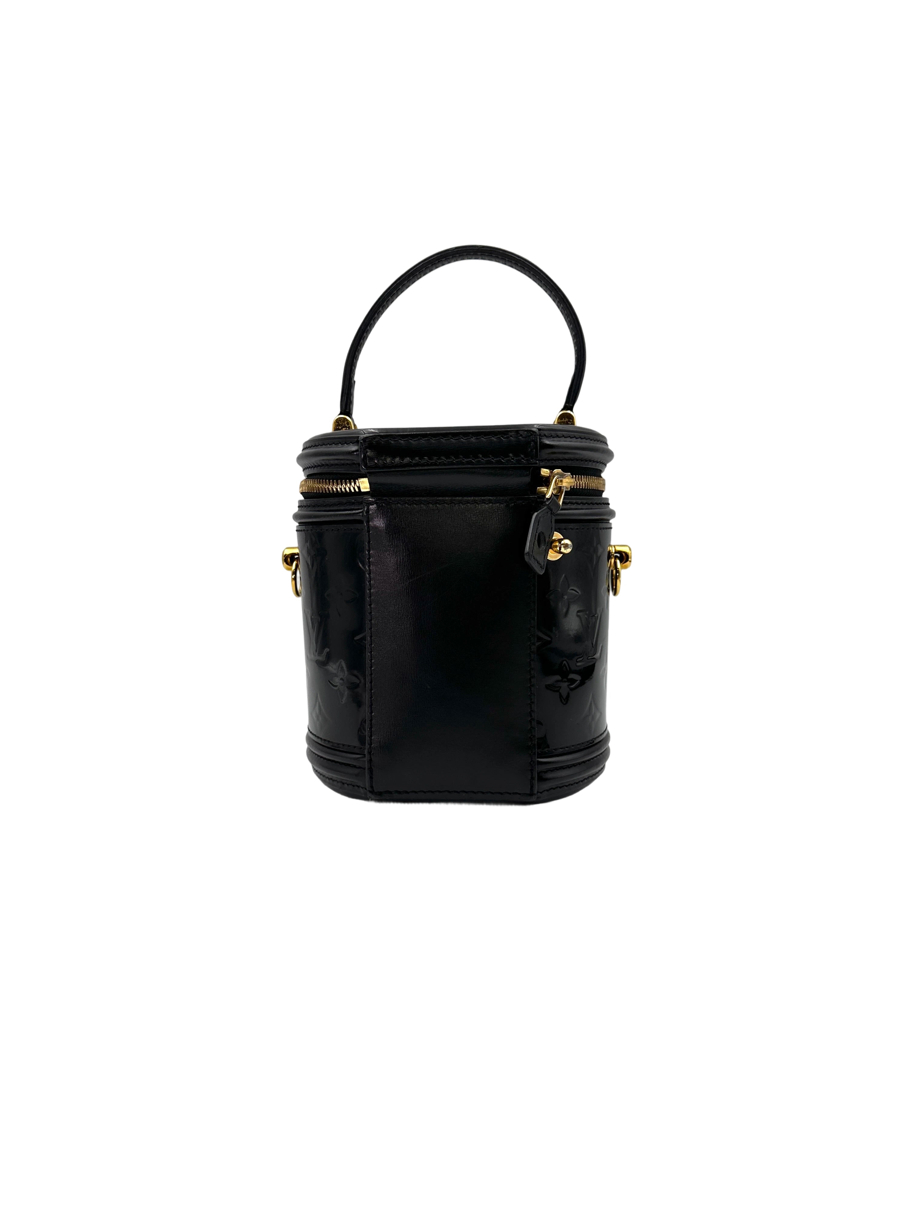 Louis Vuitton Black Magnetique Monogram Vernis Cannes Bag LV2301