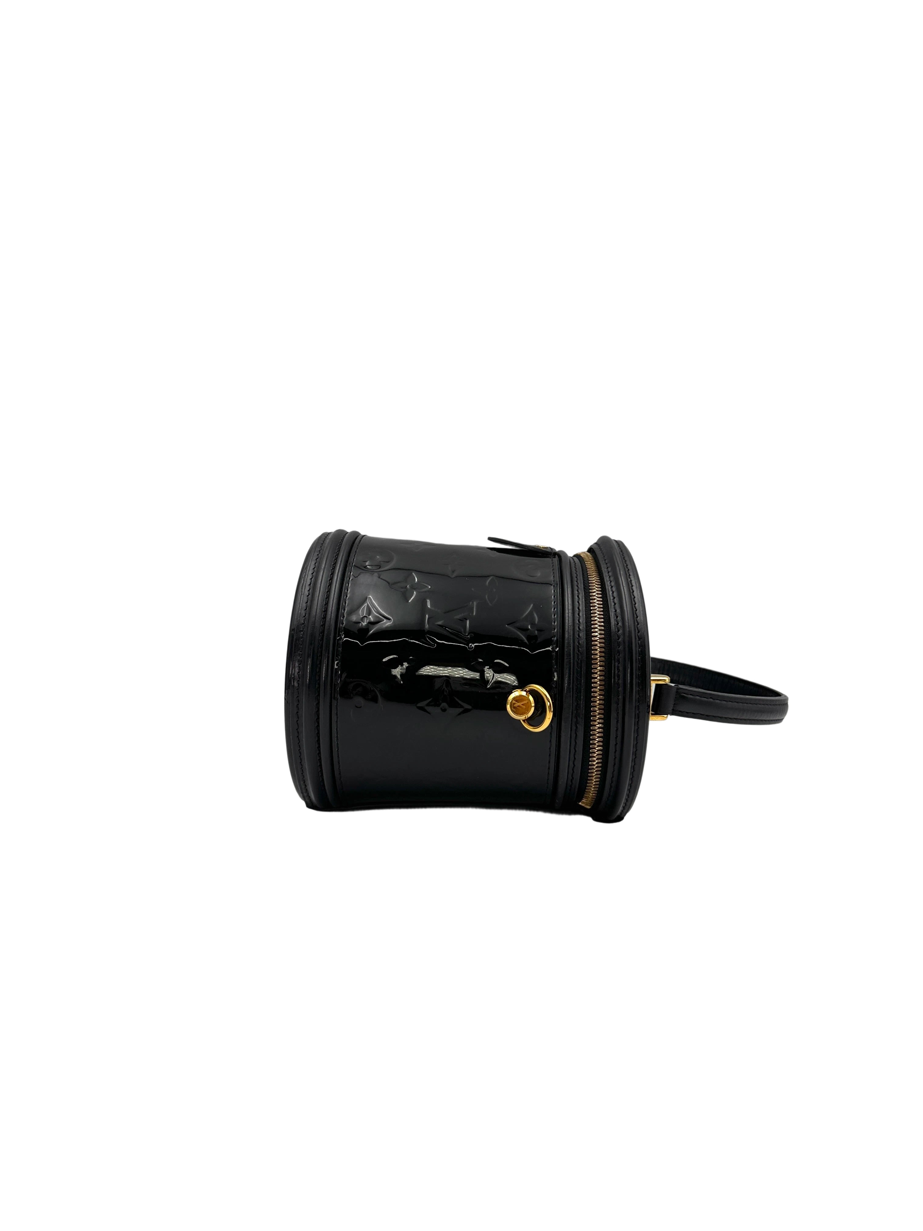 Louis Vuitton Black Magnetique Monogram Vernis Cannes Bag LV2301
