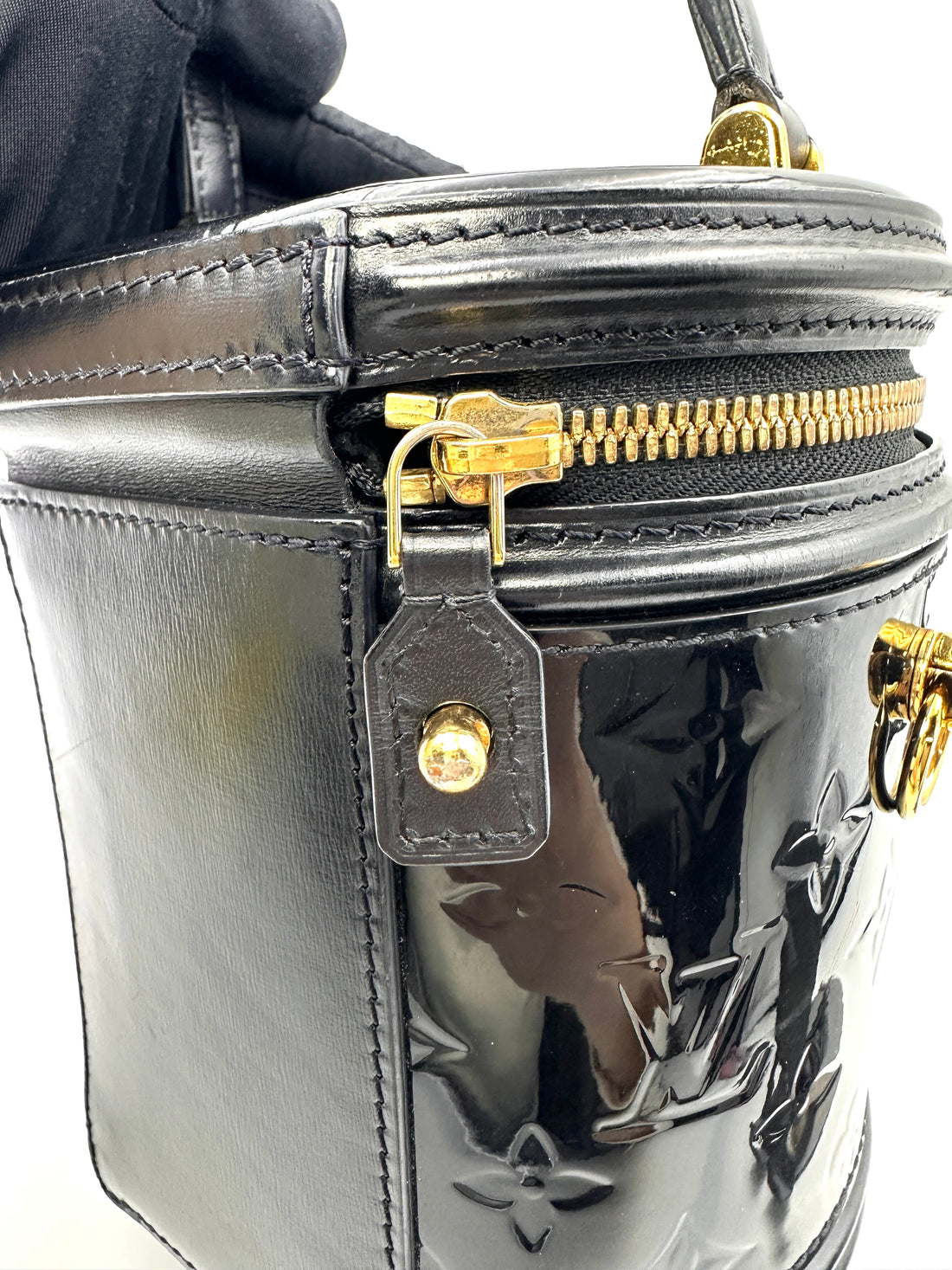 Louis Vuitton Black Magnetique Monogram Vernis Cannes Bag LV2301