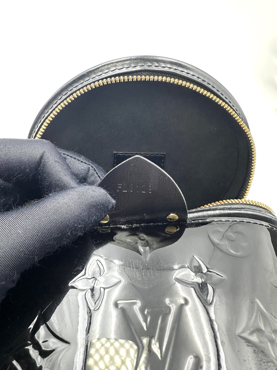 Louis Vuitton Black Magnetique Monogram Vernis Cannes Bag LV2301