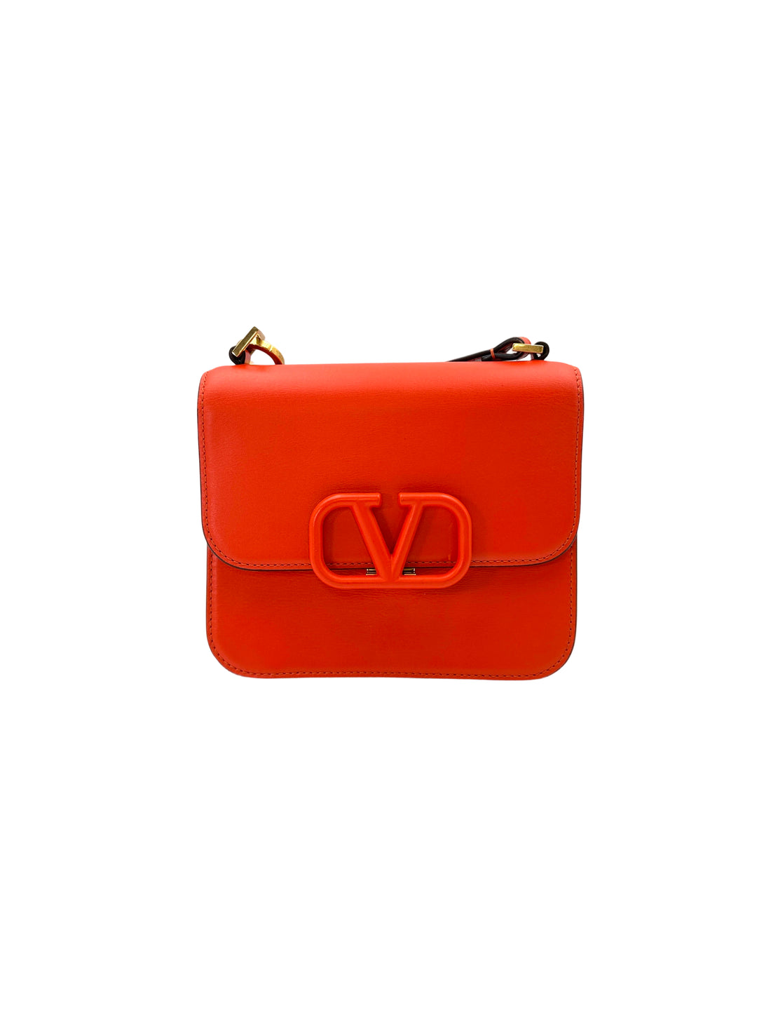 Valentino Garavani VSLING Red Leather Shoulder Bag VT25