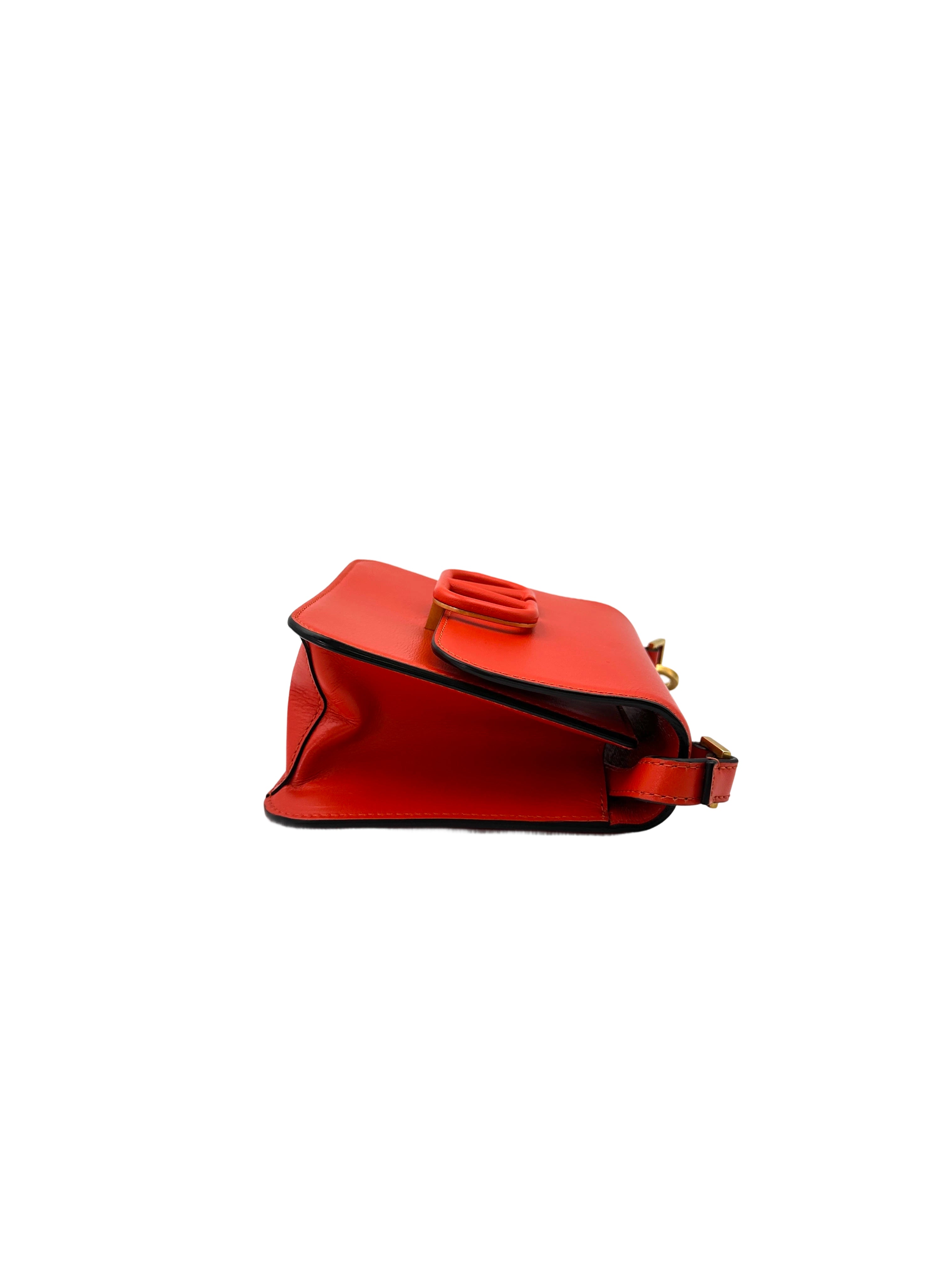 Valentino Garavani VSLING Red Leather Shoulder Bag VT25