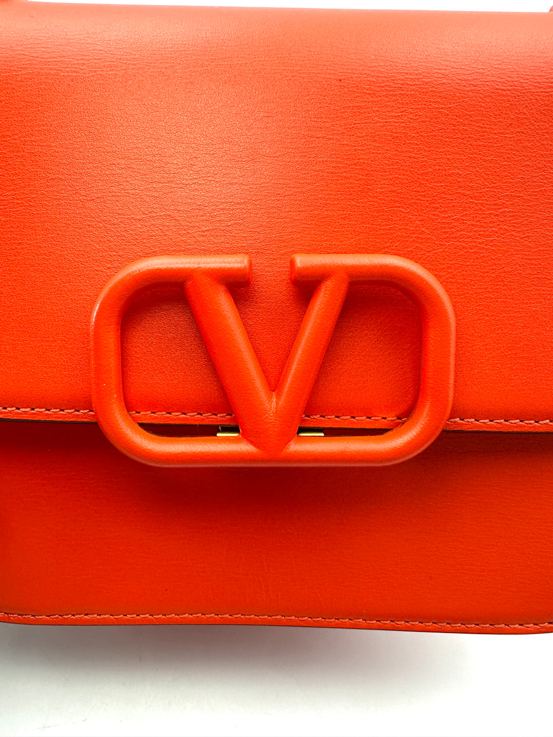 Valentino Garavani VSLING Red Leather Shoulder Bag VT25