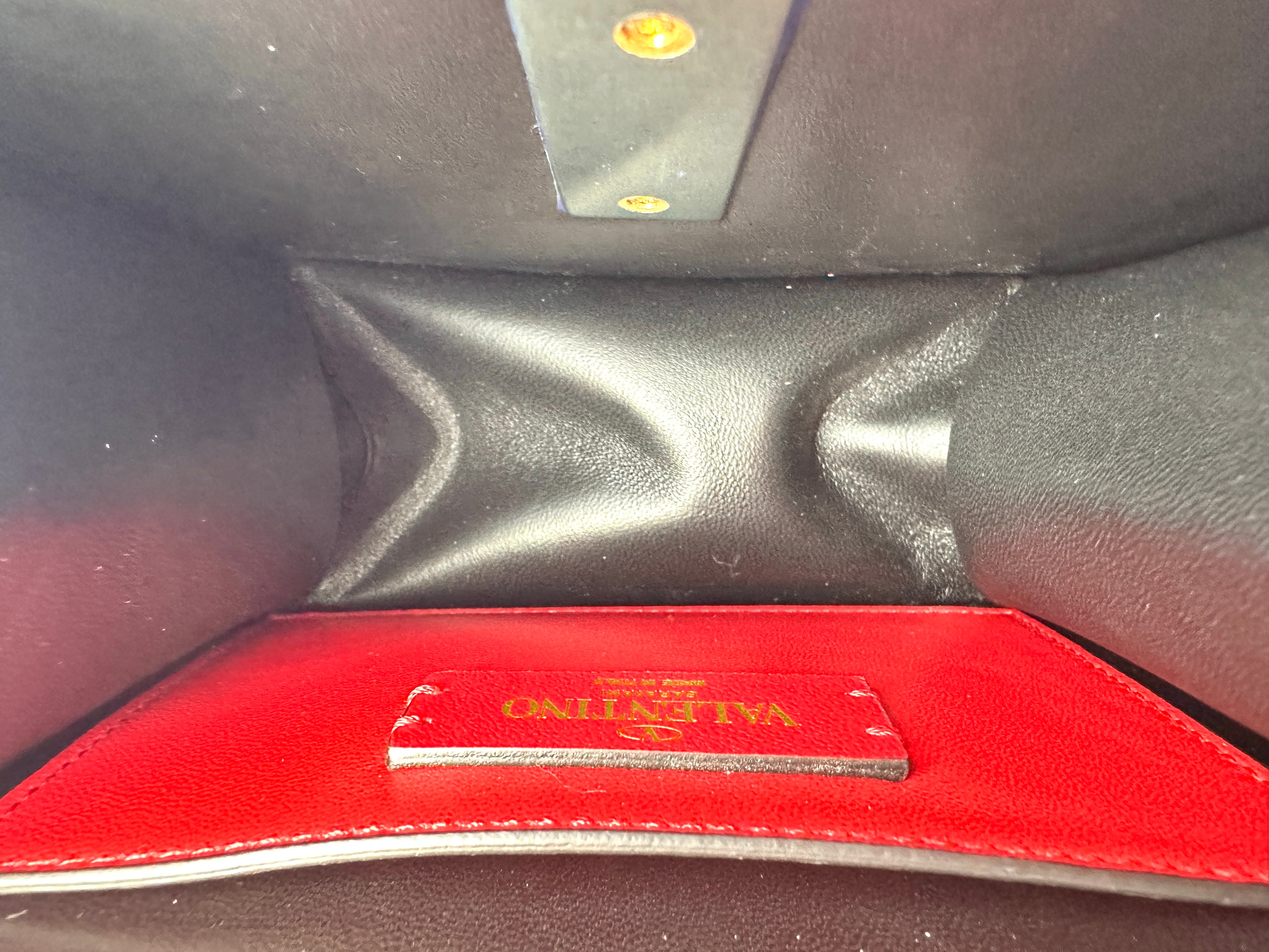 Valentino Garavani VSLING Red Leather Shoulder Bag VT25