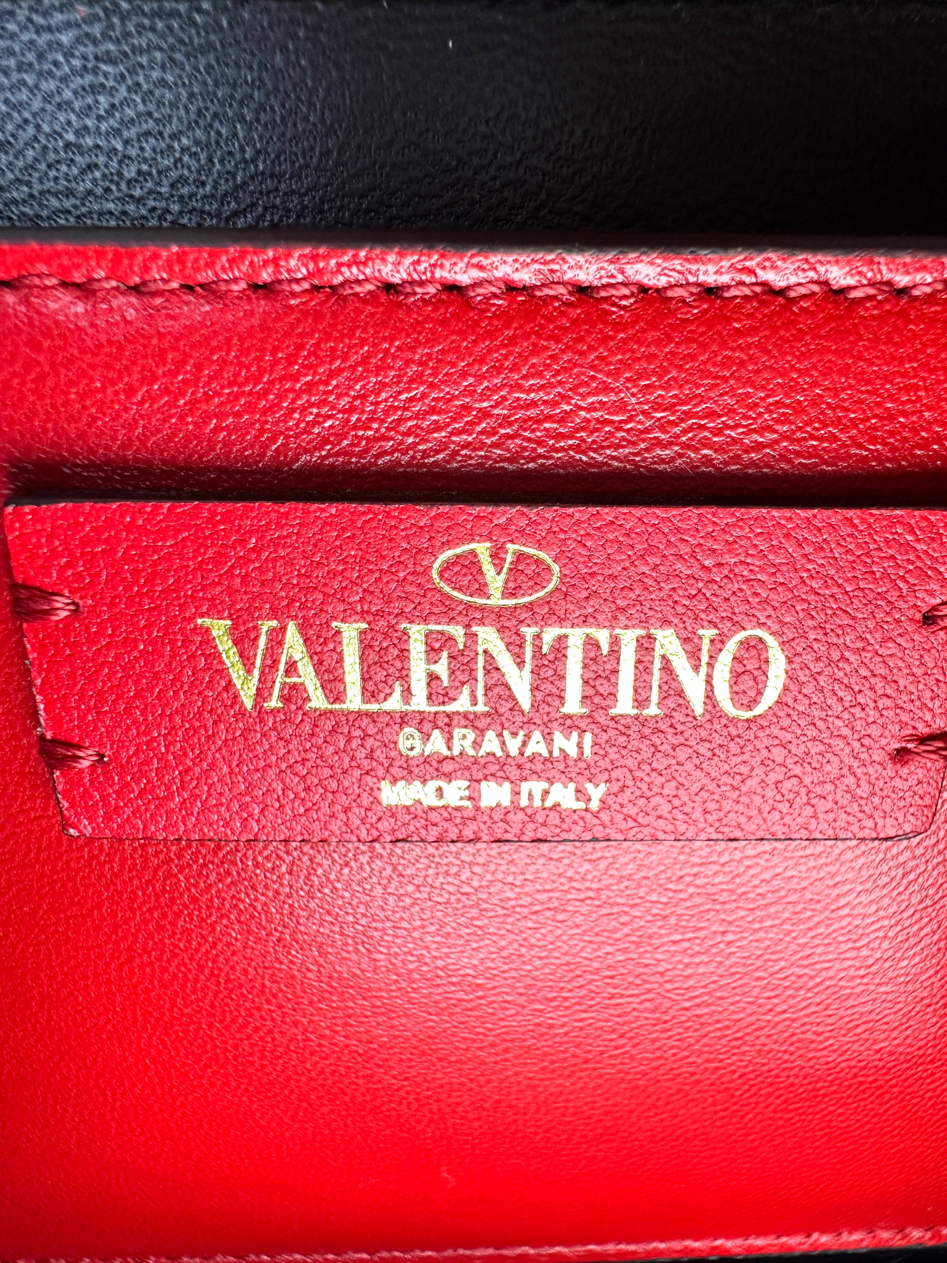 Valentino Garavani VSLING Red Leather Shoulder Bag VT25