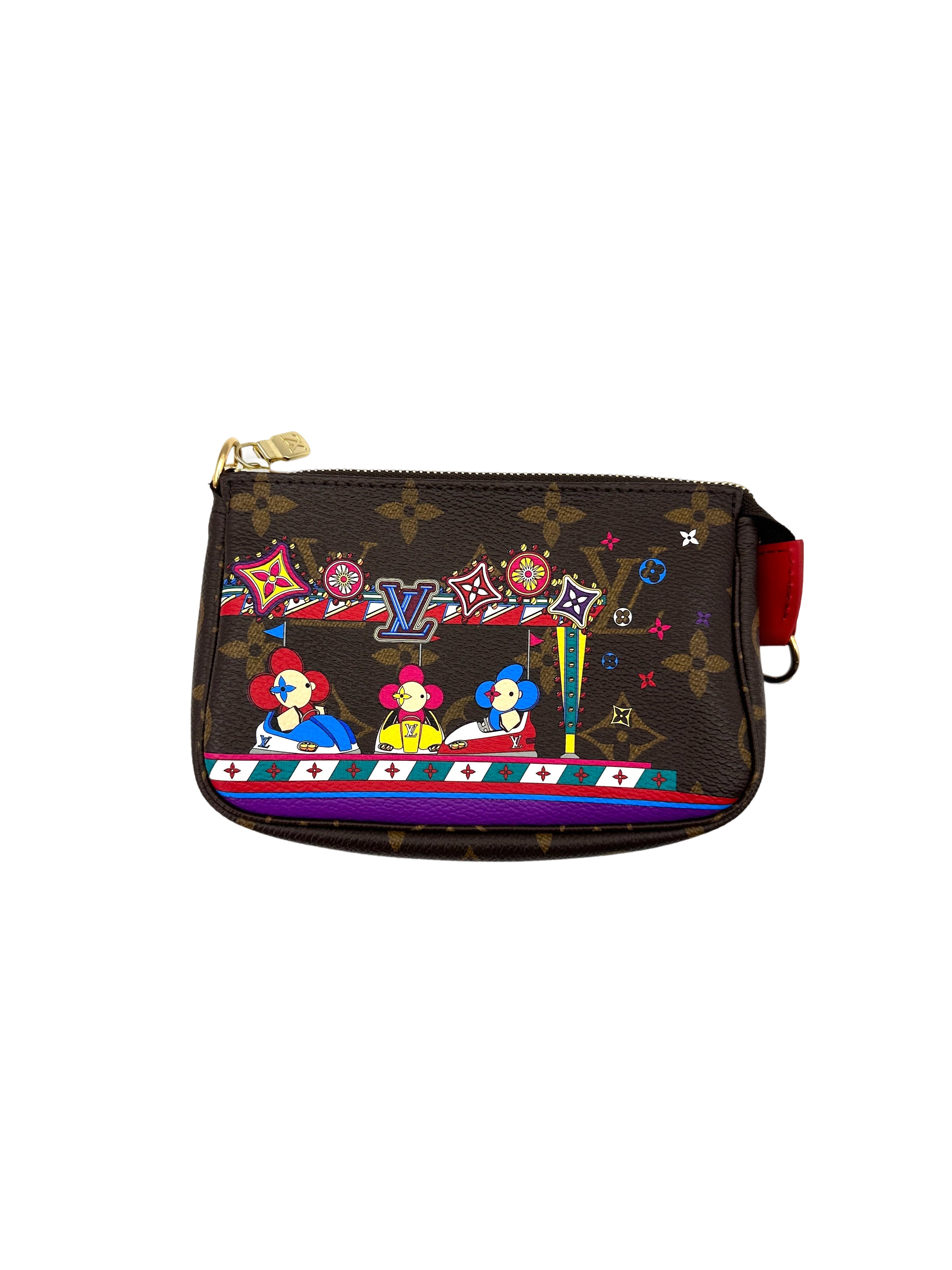 Louis Vuitton 2020 Christmas Animation Vivienne Bumper Car Mini Pochette Accessories LV2317