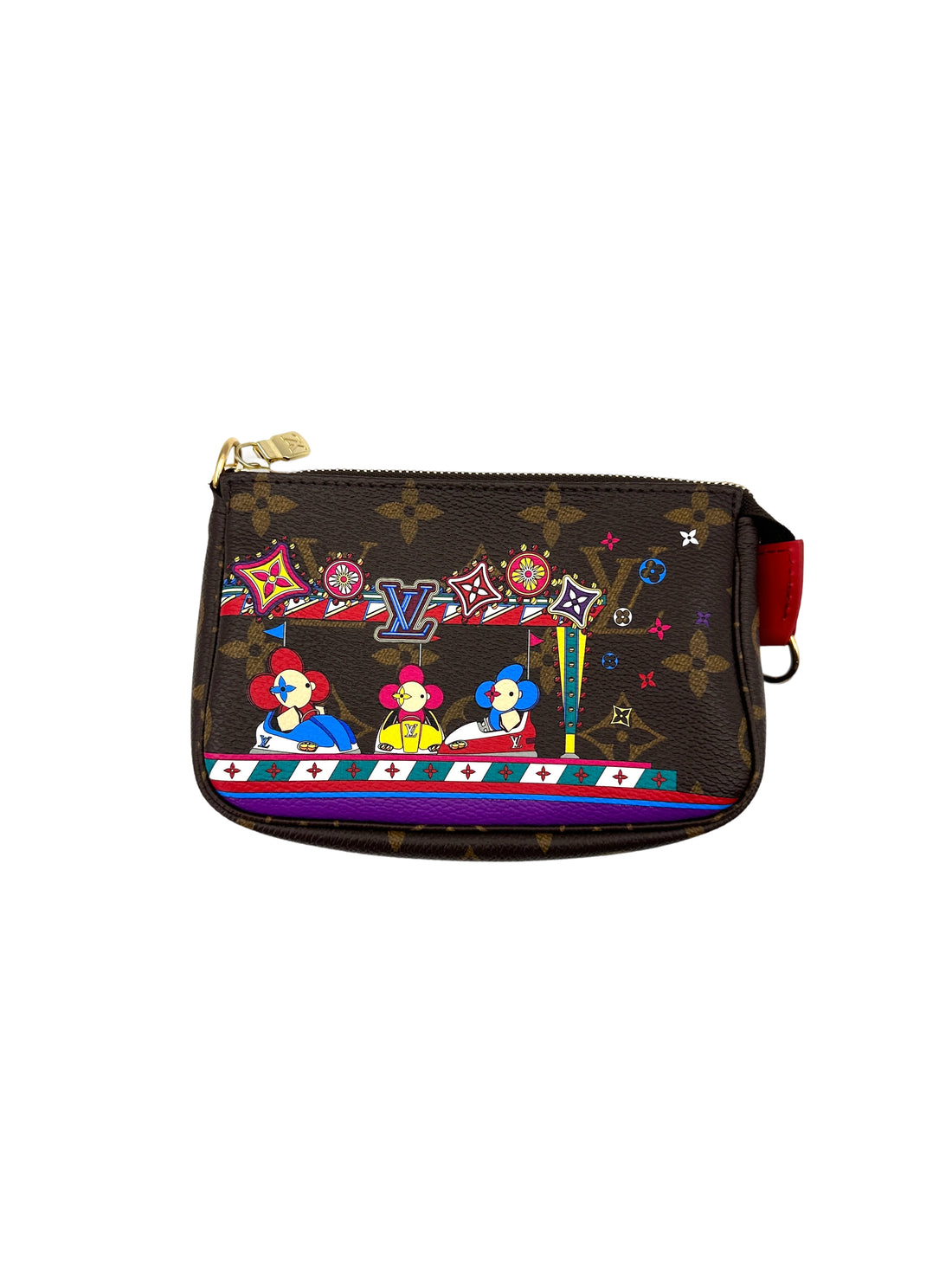 Louis Vuitton 2020 Christmas Animation Vivienne Bumper Car Mini Pochette Accessories LV2317