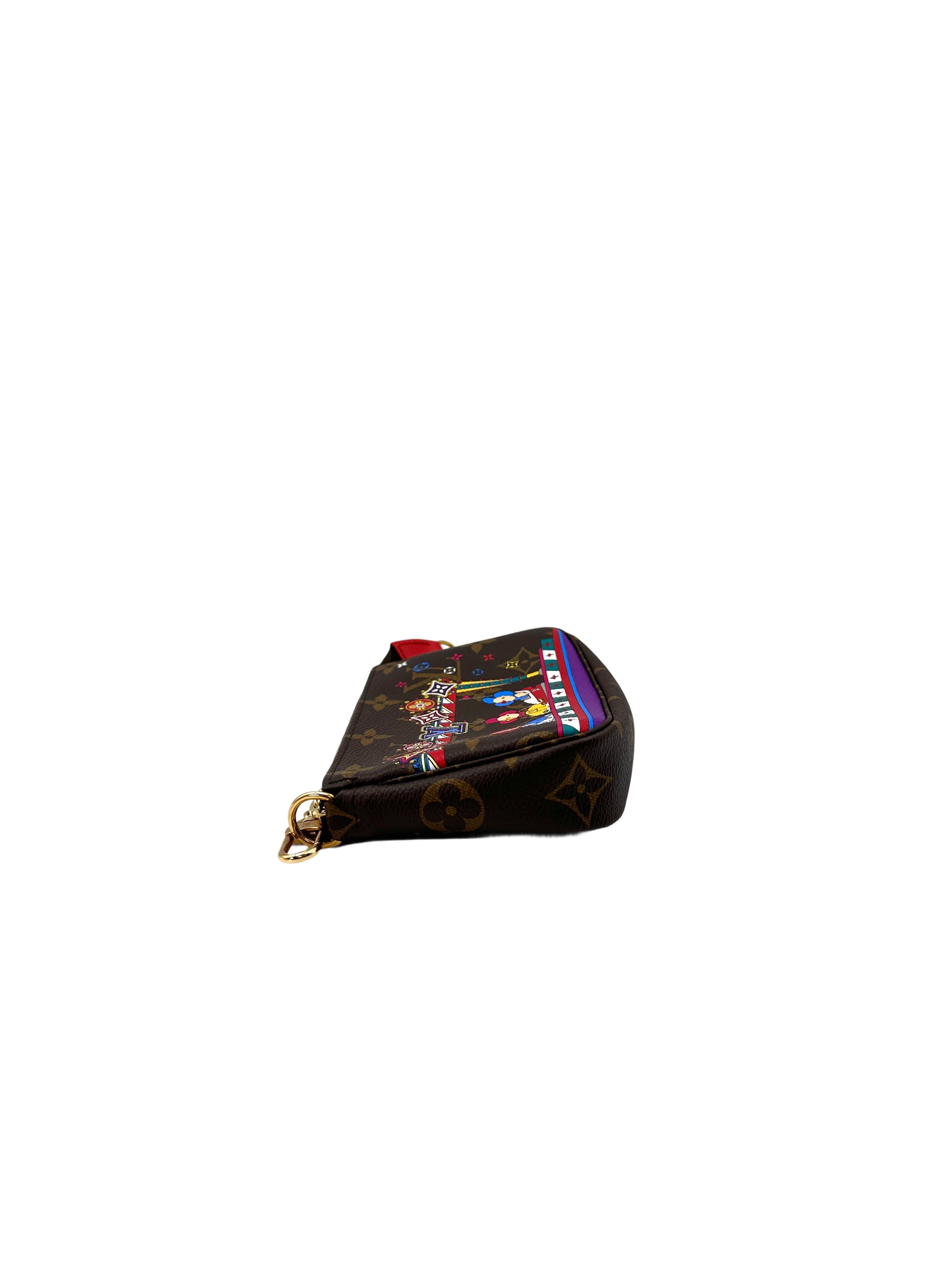 Louis Vuitton 2020 Christmas Animation Vivienne Bumper Car Mini Pochette Accessories LV2317