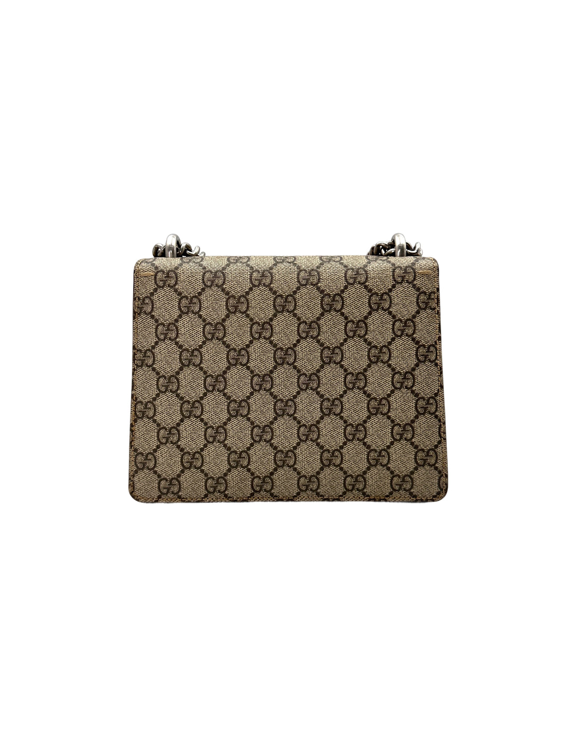 Gucci Dionysus GG Supreme Canvas Small Size Shoulder Bag With Red Trim GG805