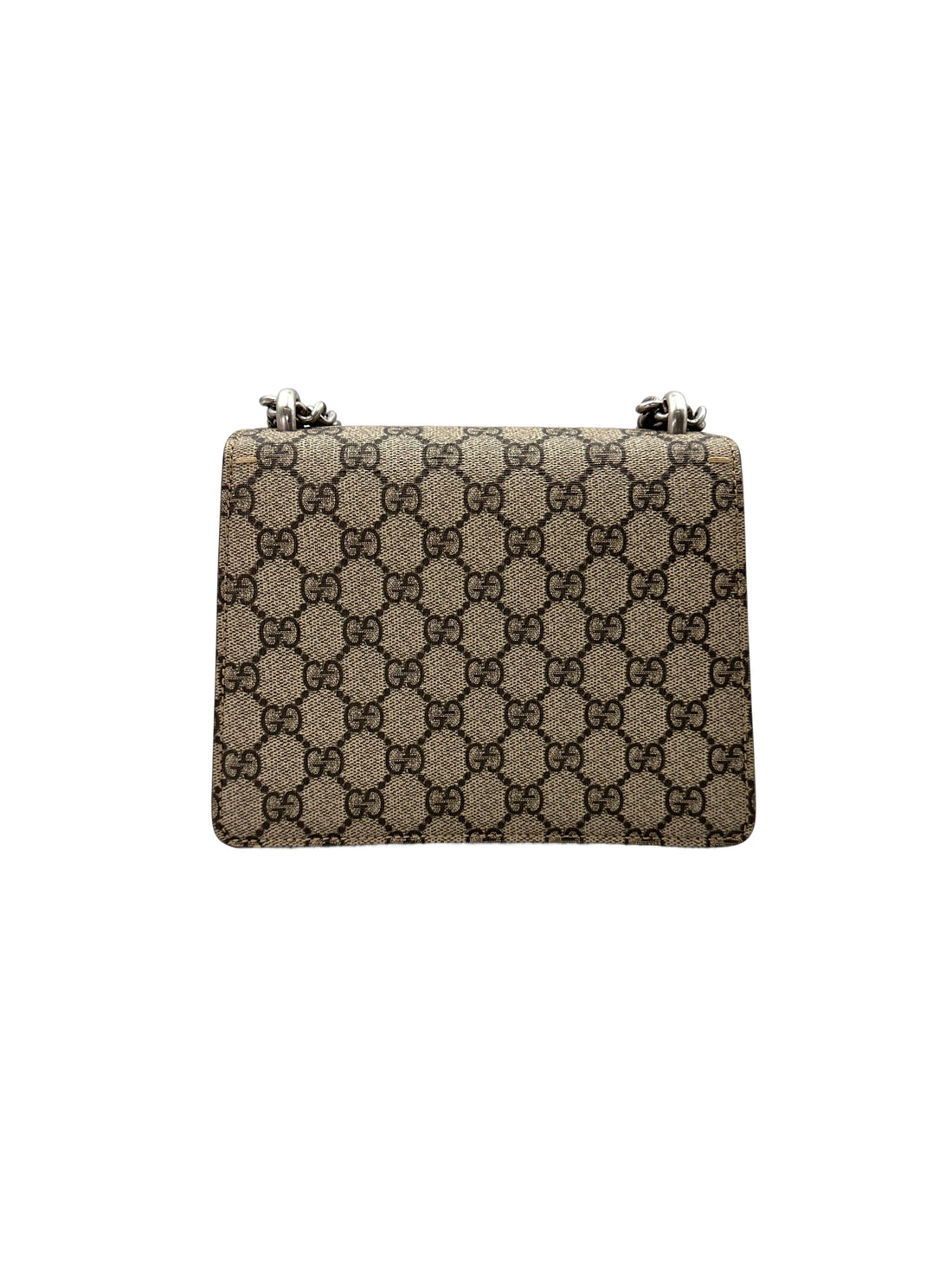 Gucci Dionysus GG Supreme Canvas Small Size Shoulder Bag With Red Trim GG808