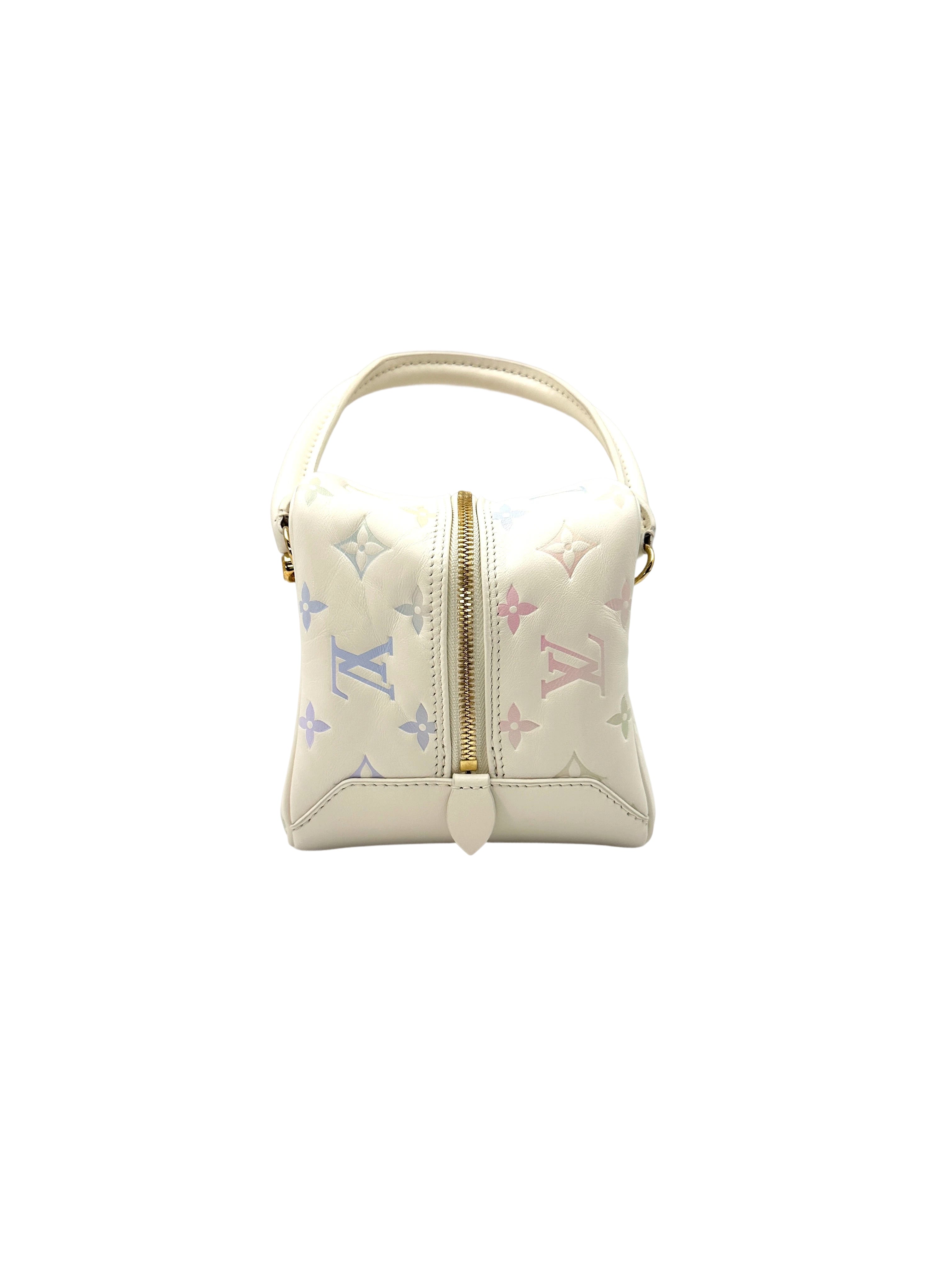 Louis Vuitton New Square Quartz Multicolor Monogram Embossed Leather Square Bag LV2299