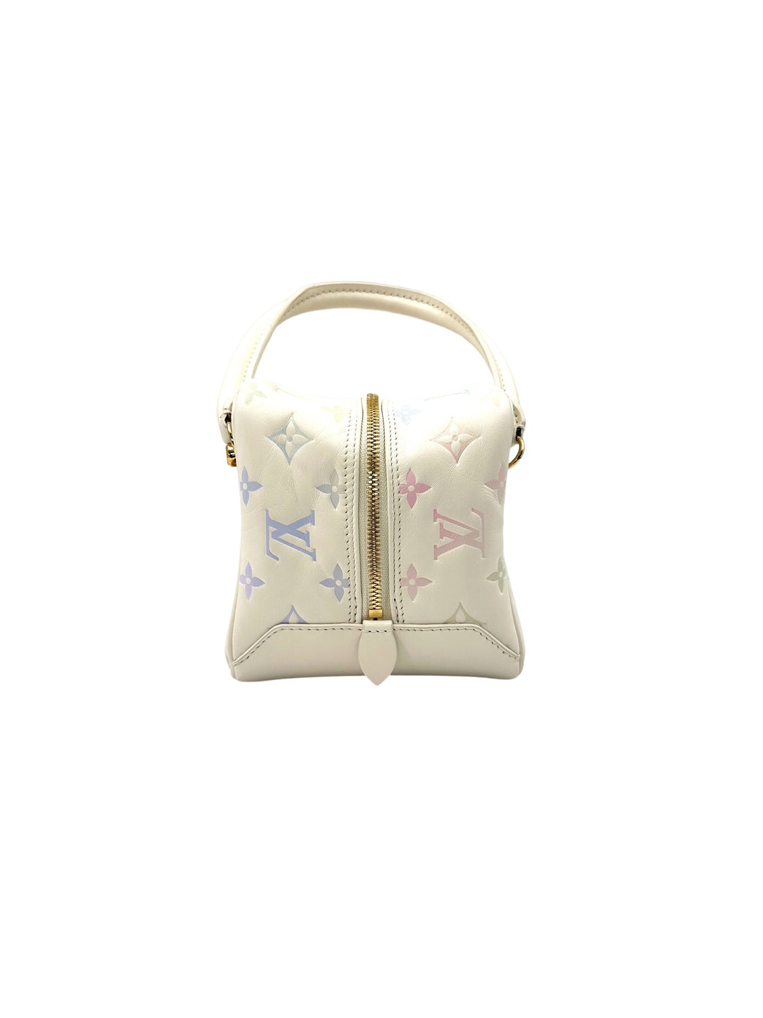 Louis Vuitton New Square Quartz Multicolor Monogram Embossed Leather Square Bag LV2299