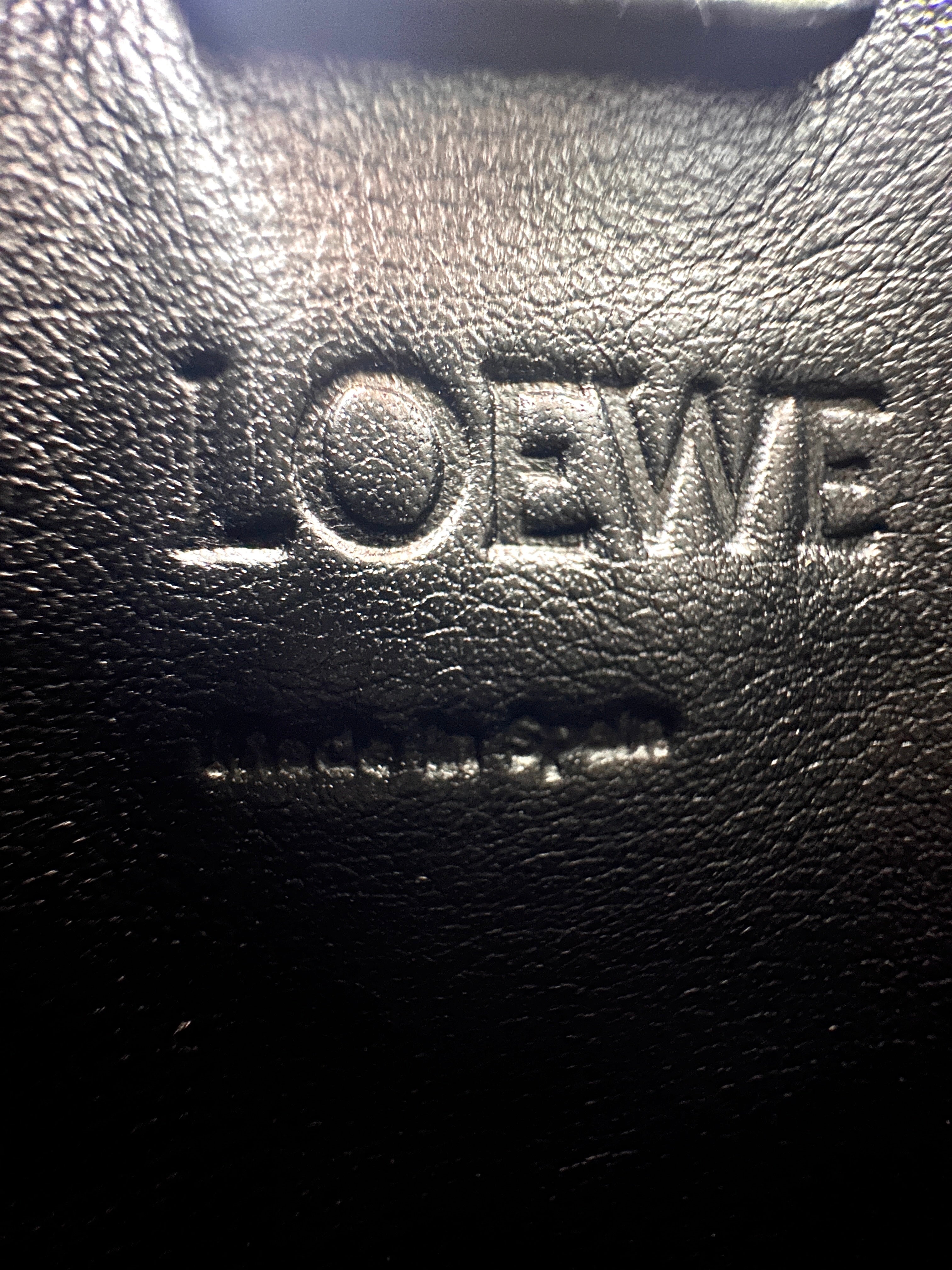 Loewe Green Leather Elephant Pocket IRIS110