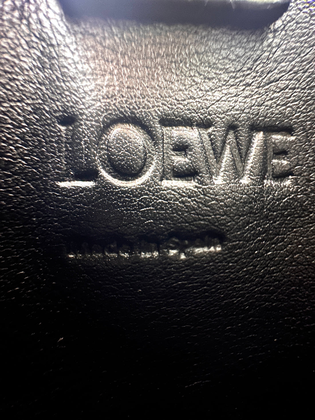 Loewe Green Leather Elephant Pocket IRIS110