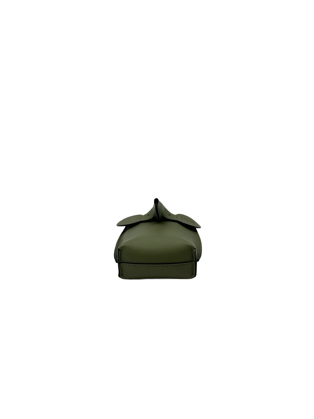 Loewe Green Leather Elephant Pocket IRIS110