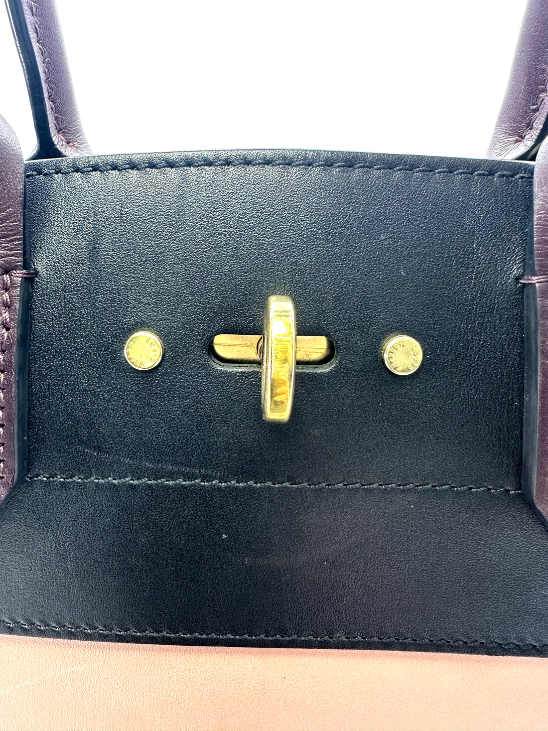 Louis Vuitton City Steamer Black/Pink Leather Handle Bag LV2303