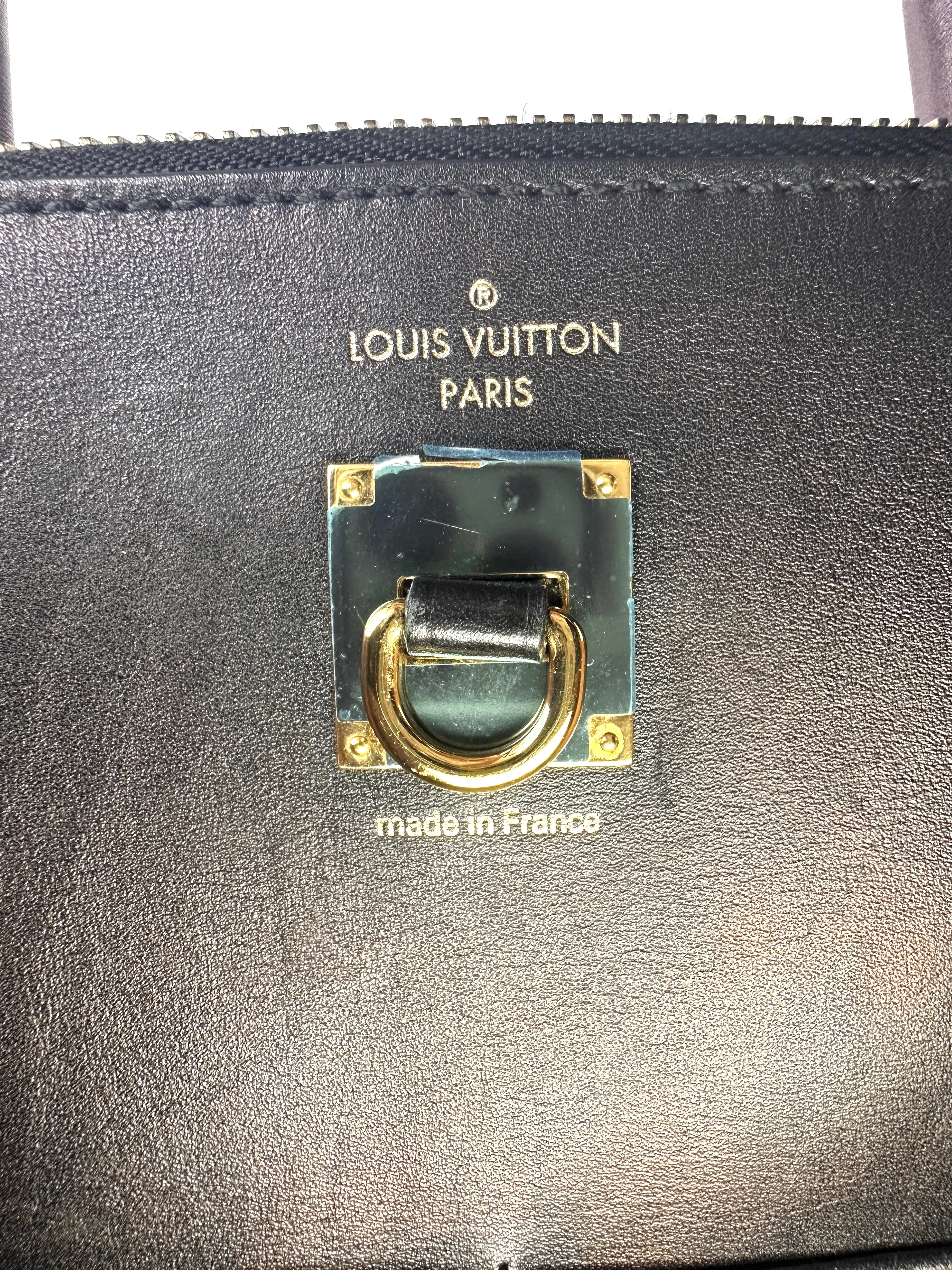 Louis Vuitton City Steamer Black/Pink Leather Handle Bag LV2303
