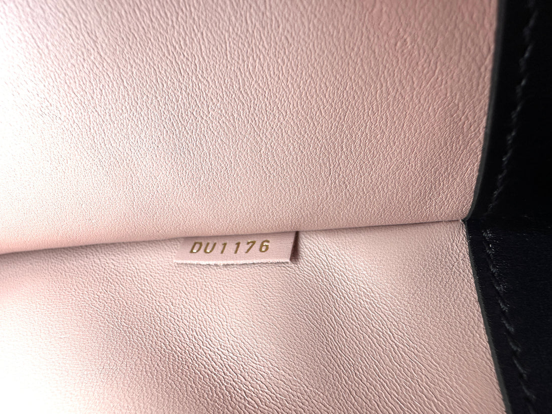 Louis Vuitton City Steamer Black/Pink Leather Handle Bag LV2303