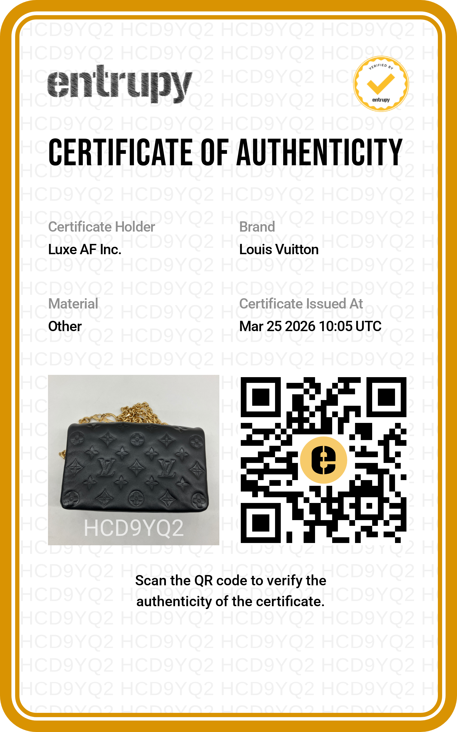 Louis Vuitton Coussin Black Monogram Embossed Leather Shoulder Bag LV2309