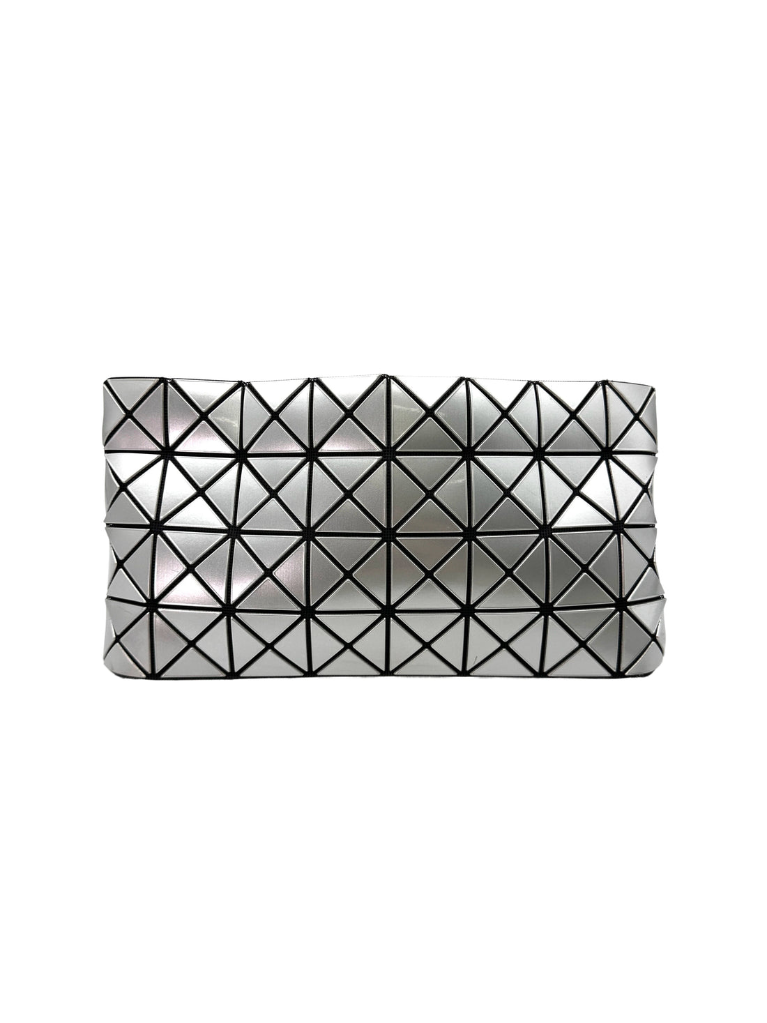 Issey Miyake Geometric-Patterned Metallic Shoulder Bag IM01