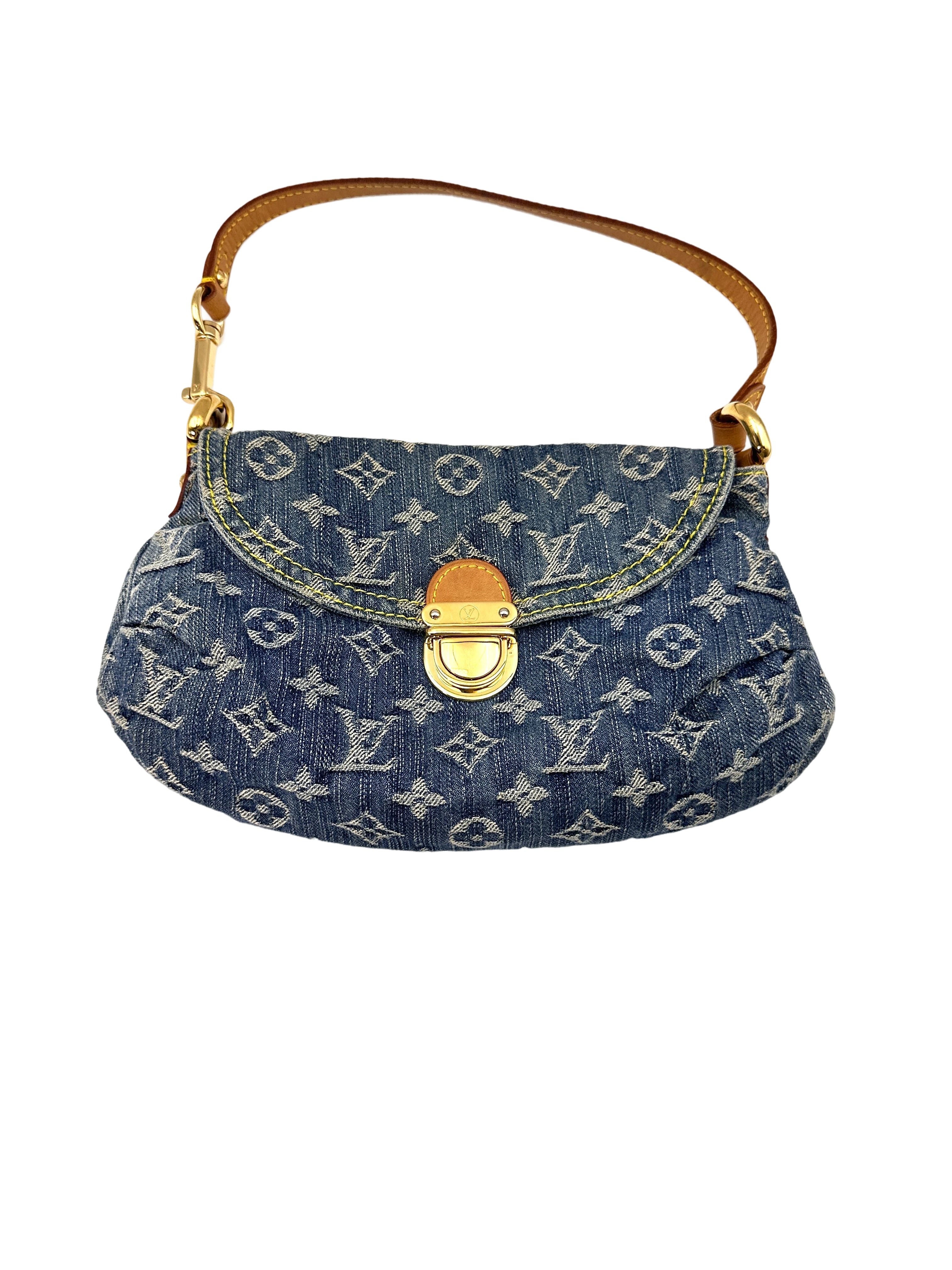 Louis Vuitton Blue Monogram Denim Pleaty Bag LV2312