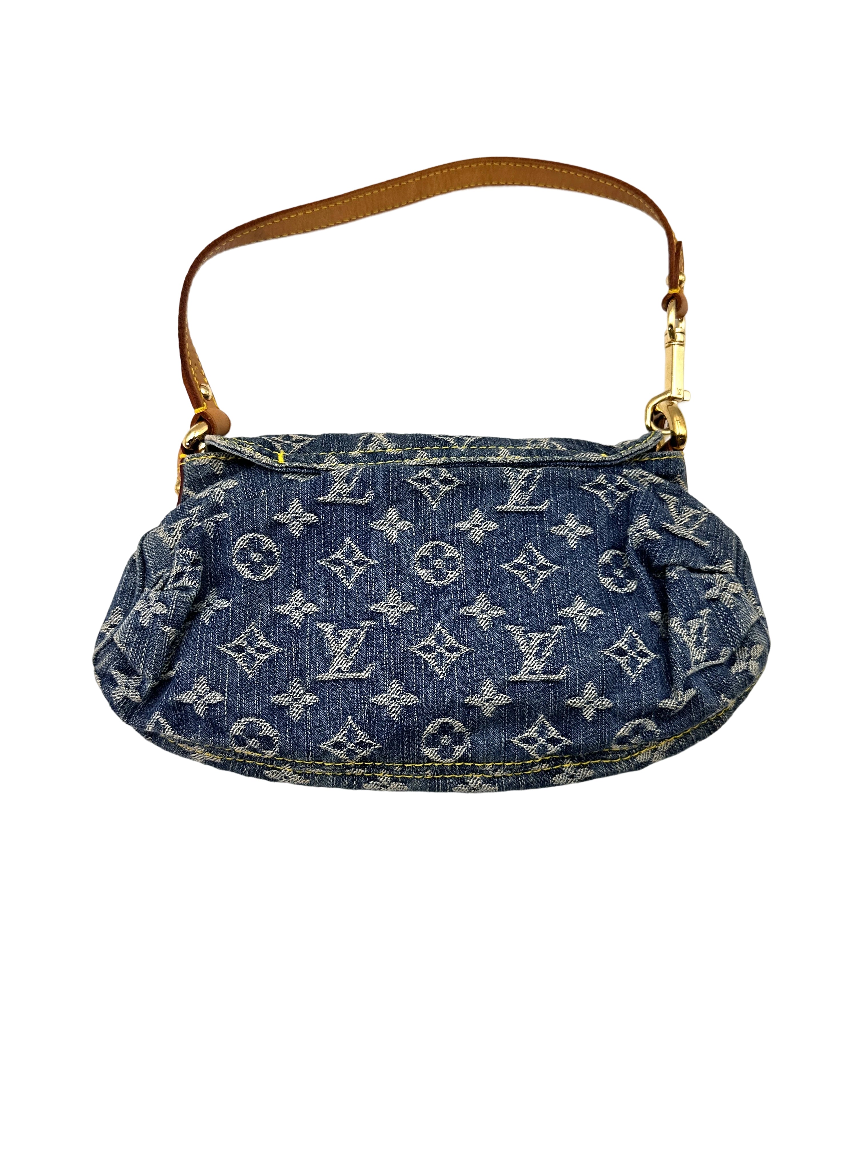 Louis Vuitton Blue Monogram Denim Pleaty Bag LV2312