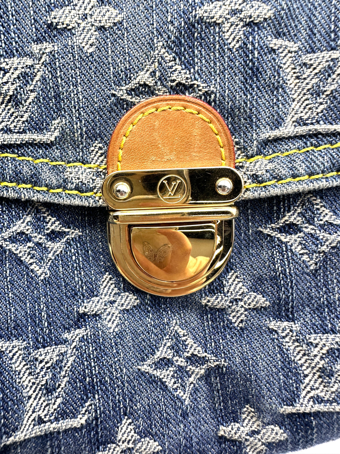Louis Vuitton Blue Monogram Denim Pleaty Bag LV2312
