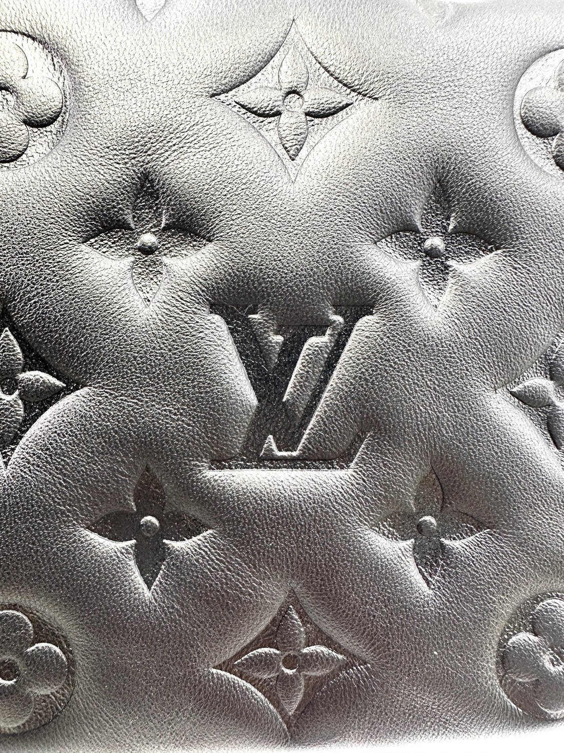 Louis Vuitton Coussin Black Monogram Embossed Leather Shoulder Bag LV2309