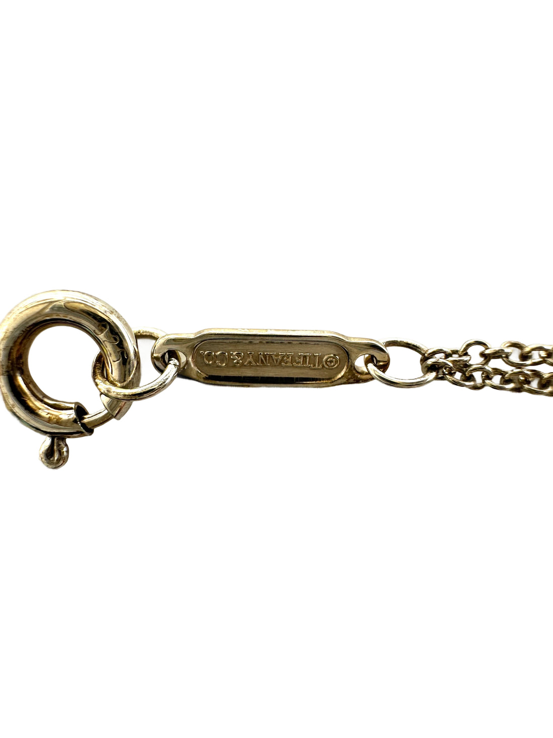 Tiffany&Co. Return To Tiffany Heart Tag Double Chain Necklace IRIS114