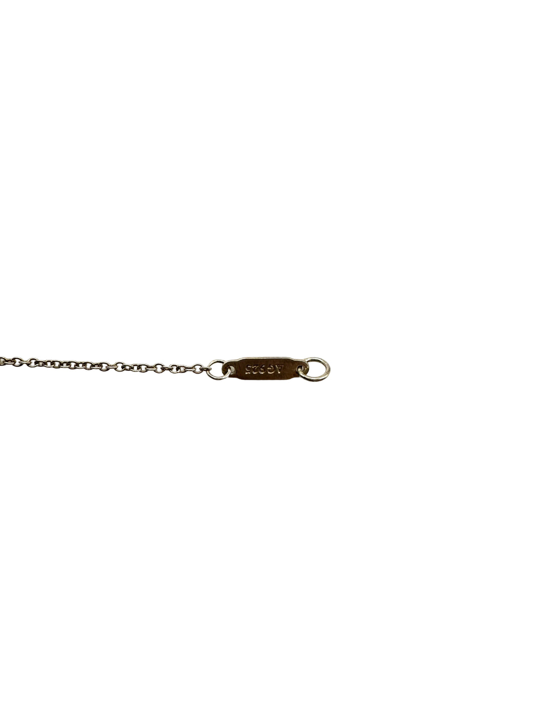 Tiffany&Co. Sterling Silver Enchant Heart Key Pendant Necklace IRIS113