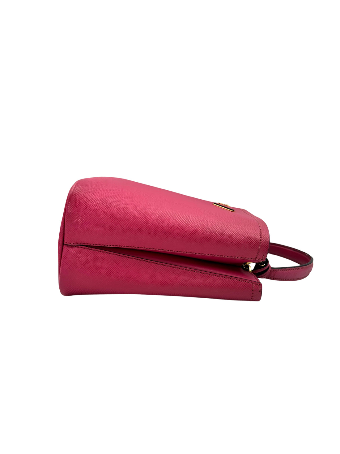 Prada Panier Pink Saffiano Leather Bucket Bag PR223