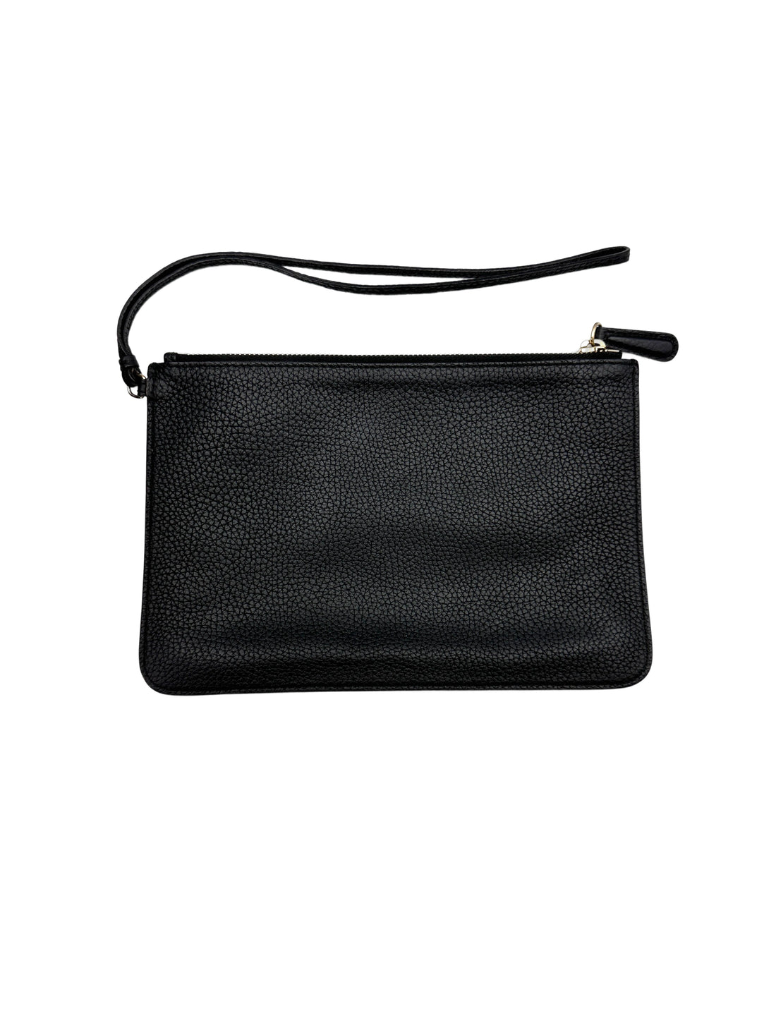 Christian Dior Diorissimo Black Leather Handle Bag With Pouch DR623