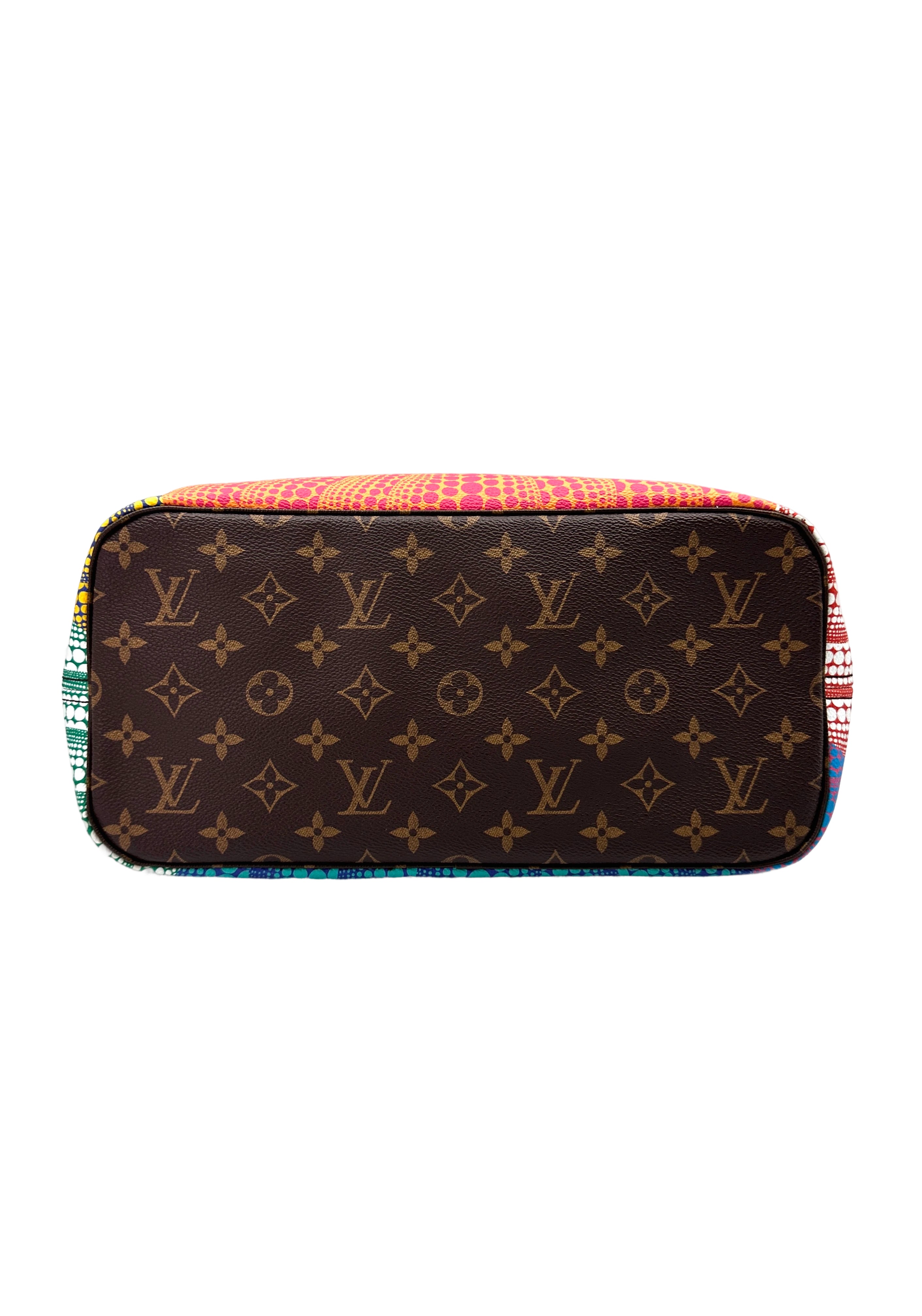 Louis Vuitton x Yayoi Kusama Neverfull Monogram Canvas Pumpkin Handle Bag LV2308
