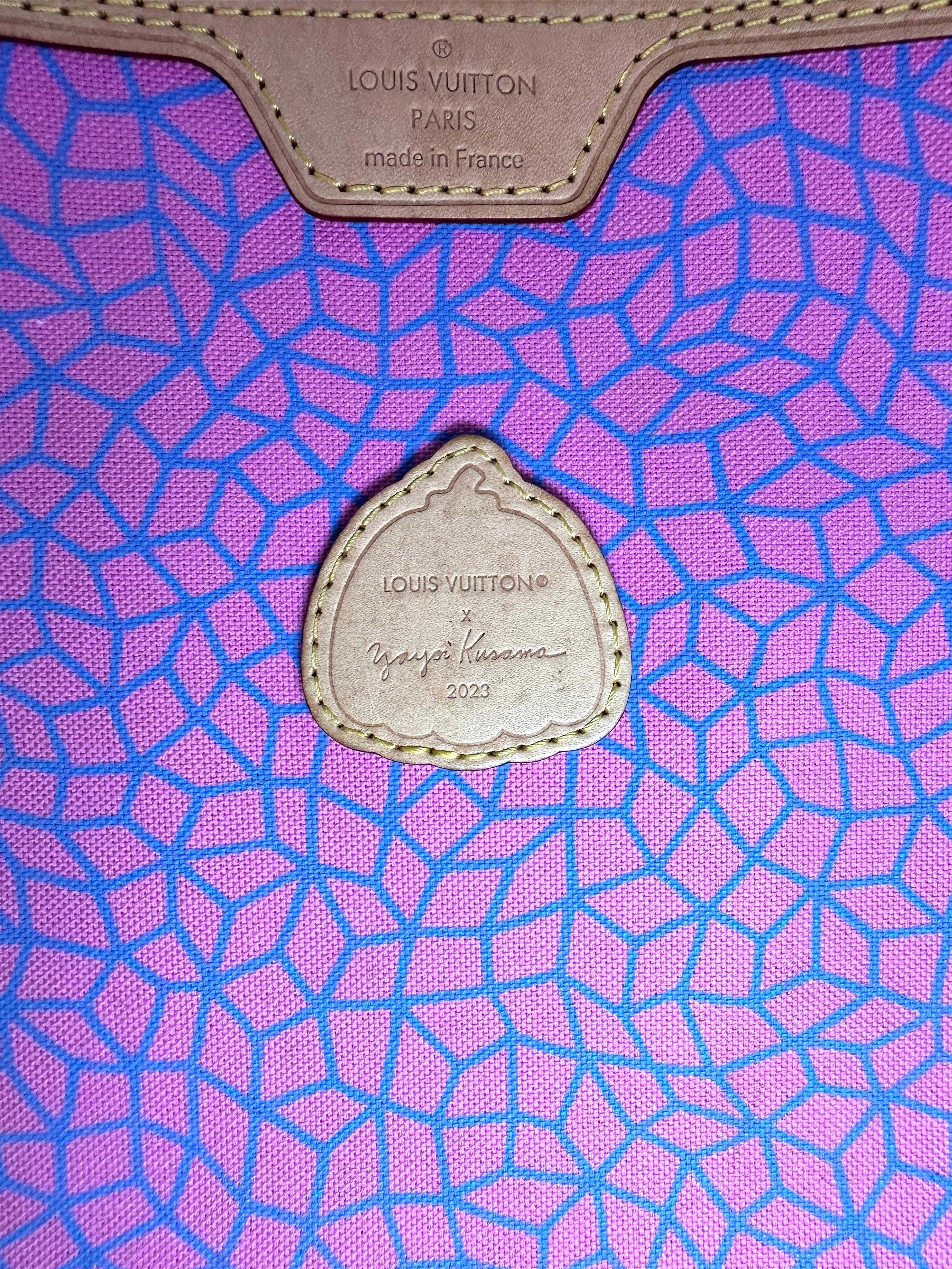 Louis Vuitton x Yayoi Kusama Neverfull Monogram Canvas Pumpkin Handle Bag LV2308