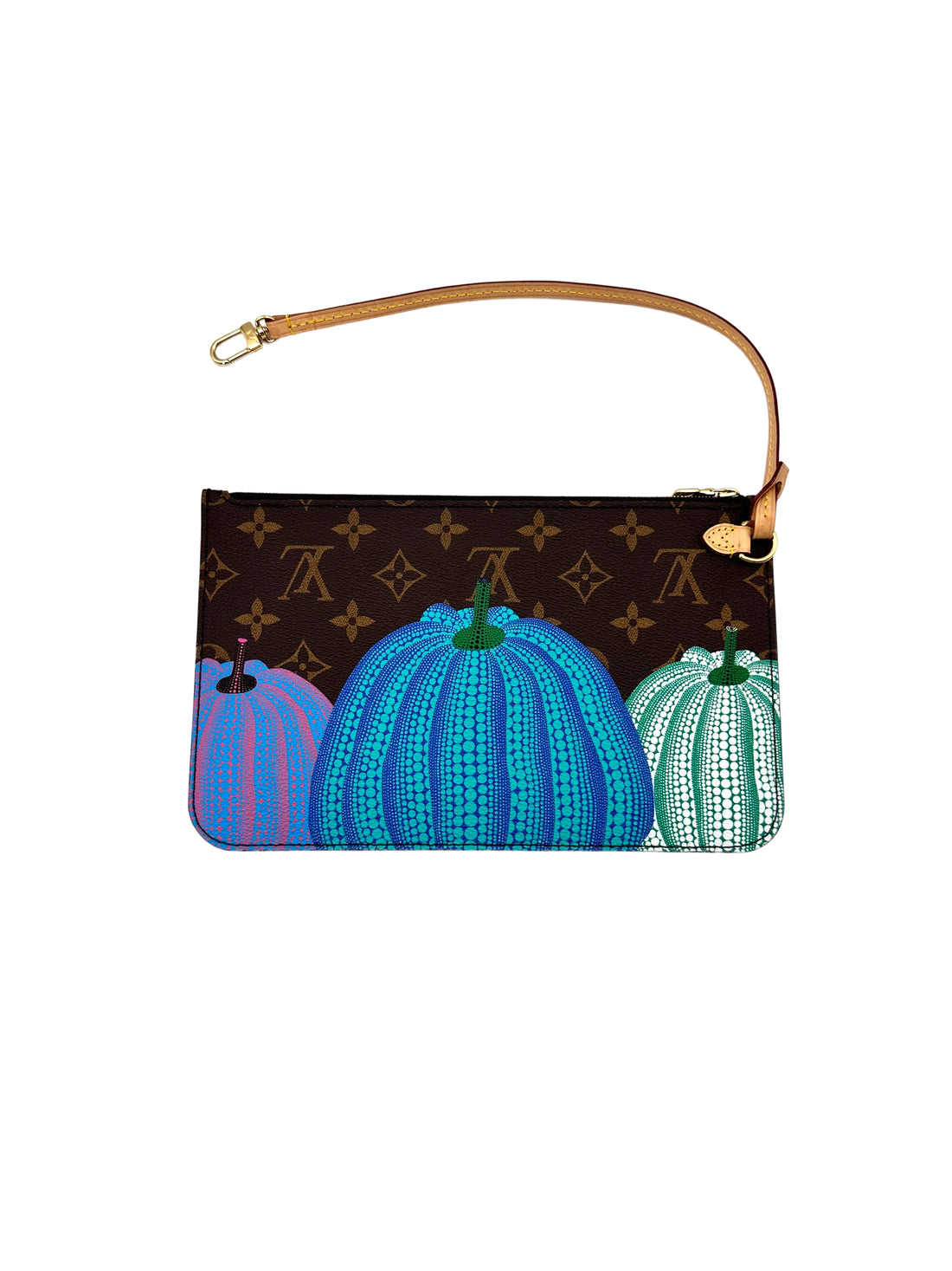 Louis Vuitton x Yayoi Kusama Neverfull Monogram Canvas Pumpkin Handle Bag LV2308