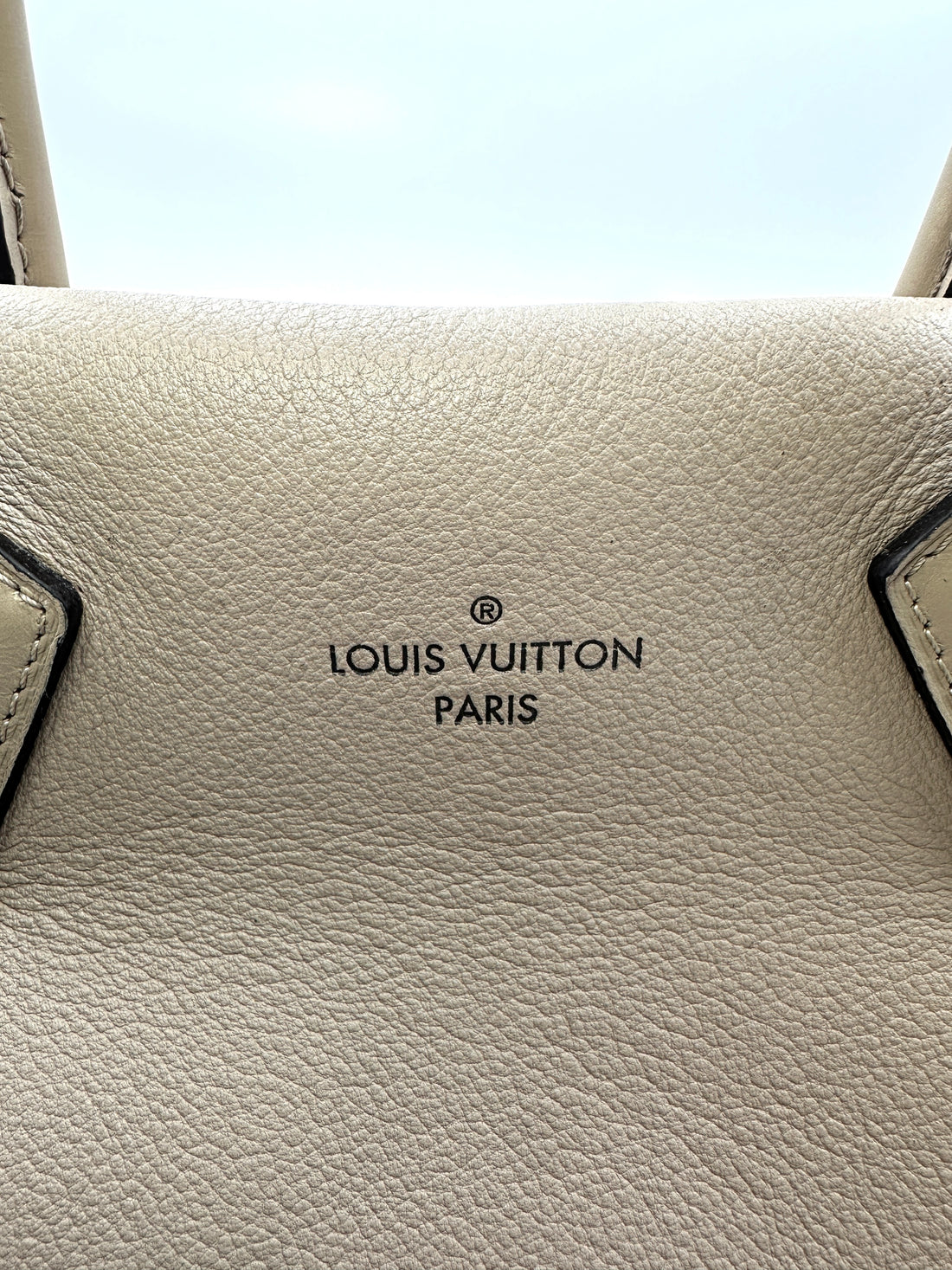 Louis Vuitton W Beige Veau Cachemire Leather Handle Bag LV2305