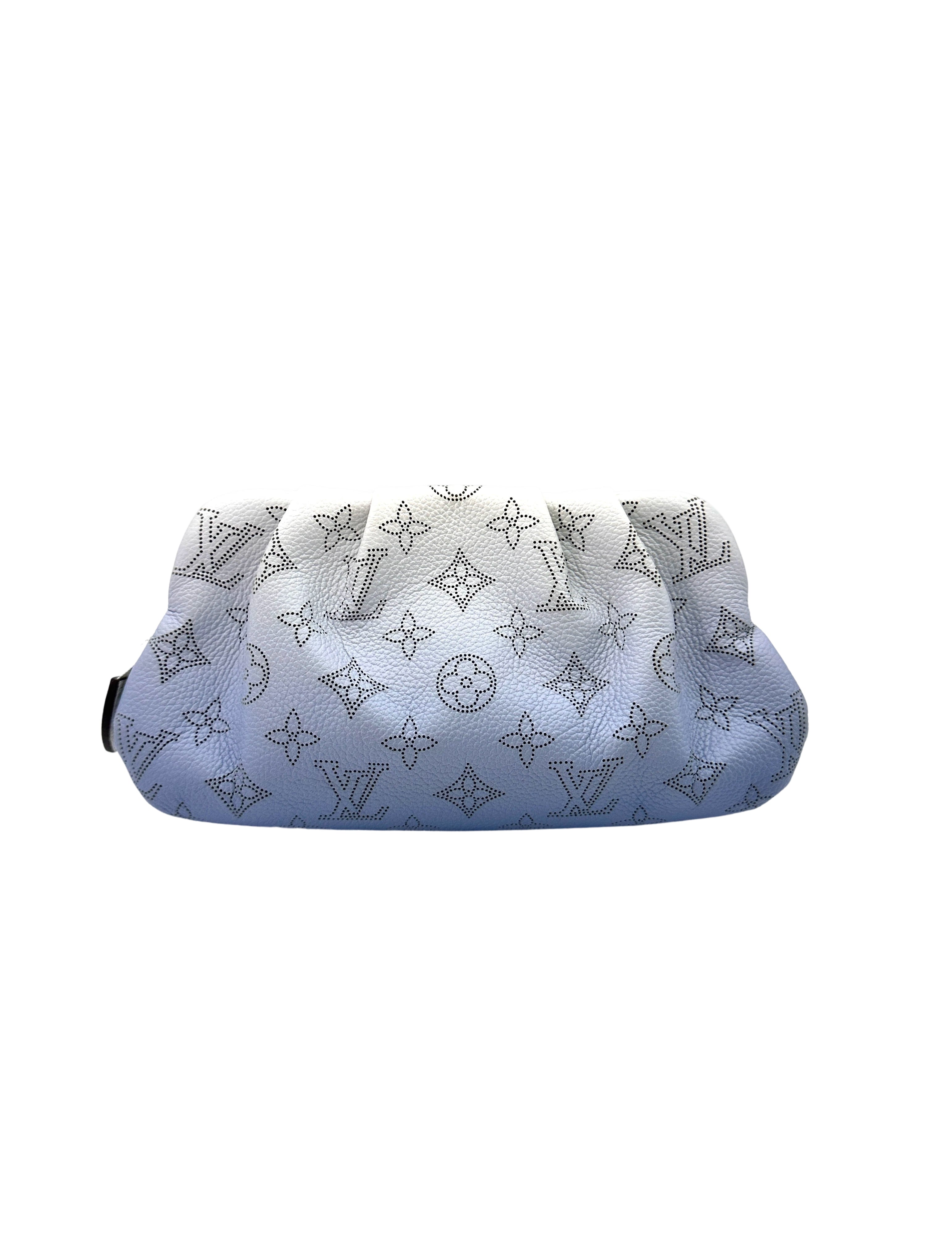 Louis Vuitton Scala Blue White Gradient Mahina Perforated Leather Bag LV2310