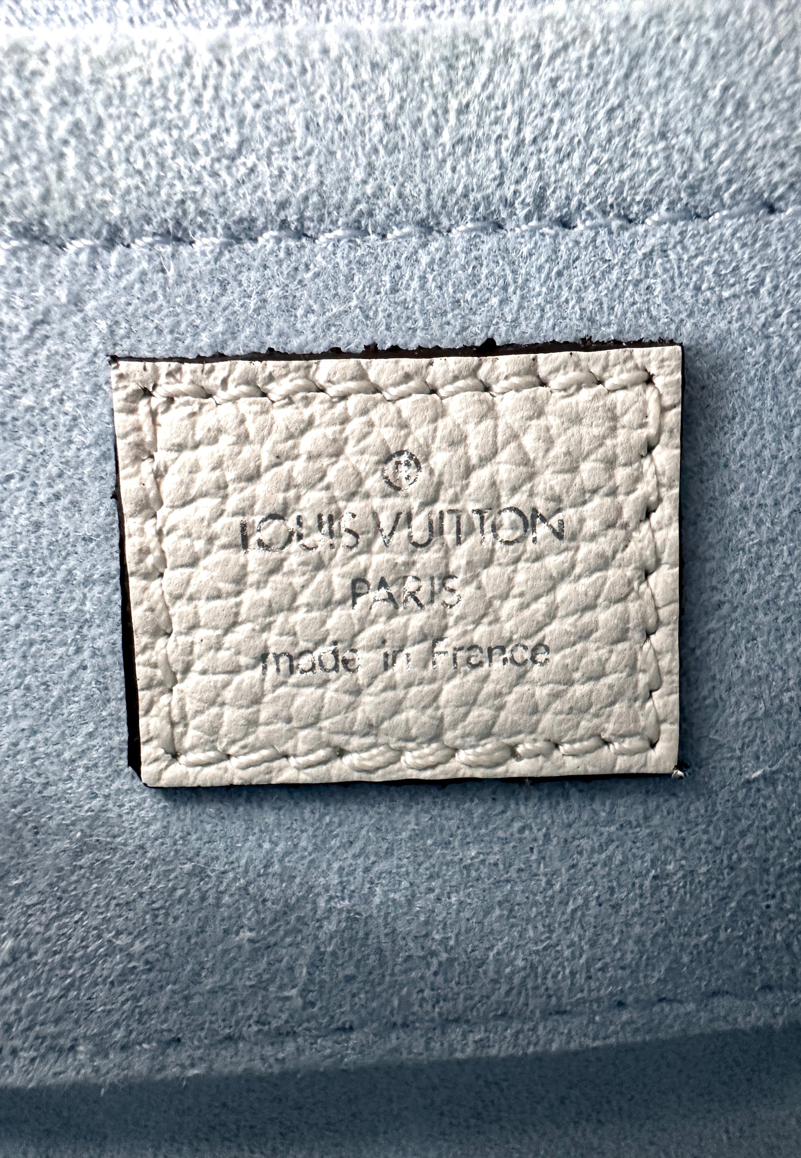 Louis Vuitton Scala Blue White Gradient Mahina Perforated Leather Bag LV2310