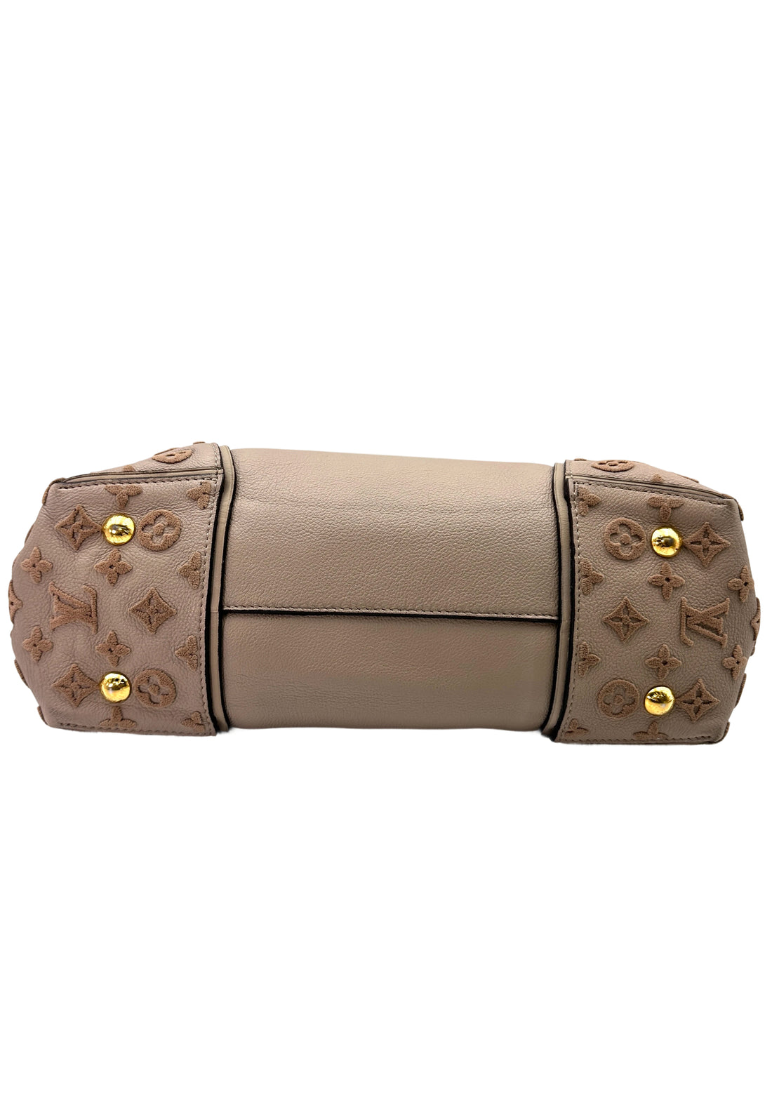 Louis Vuitton W Beige Veau Cachemire Leather Handle Bag LV2305